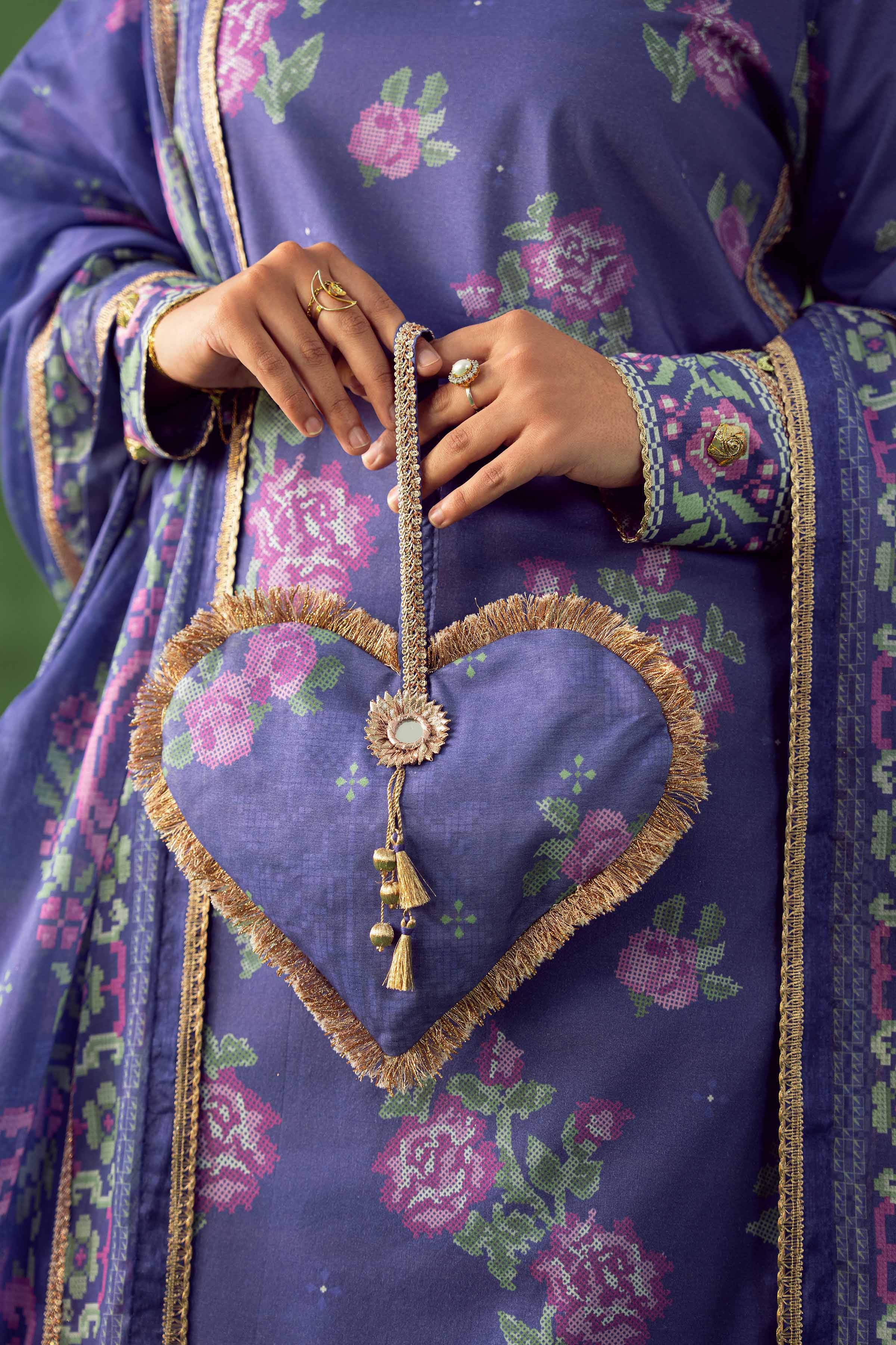 3 Piece - Printed Loose Fabric - 42602543