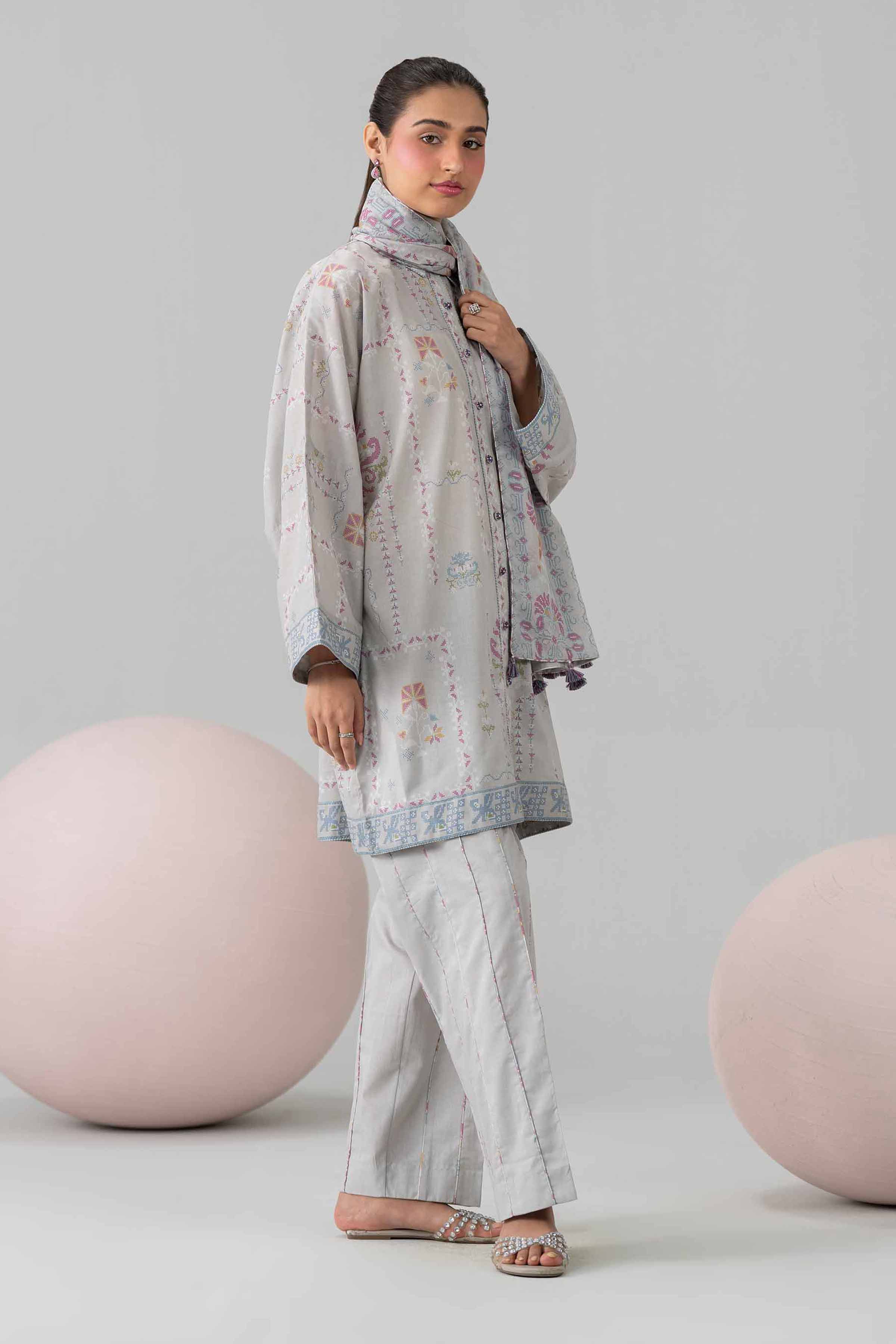 3 Piece - Printed Loose Fabric - 42602545