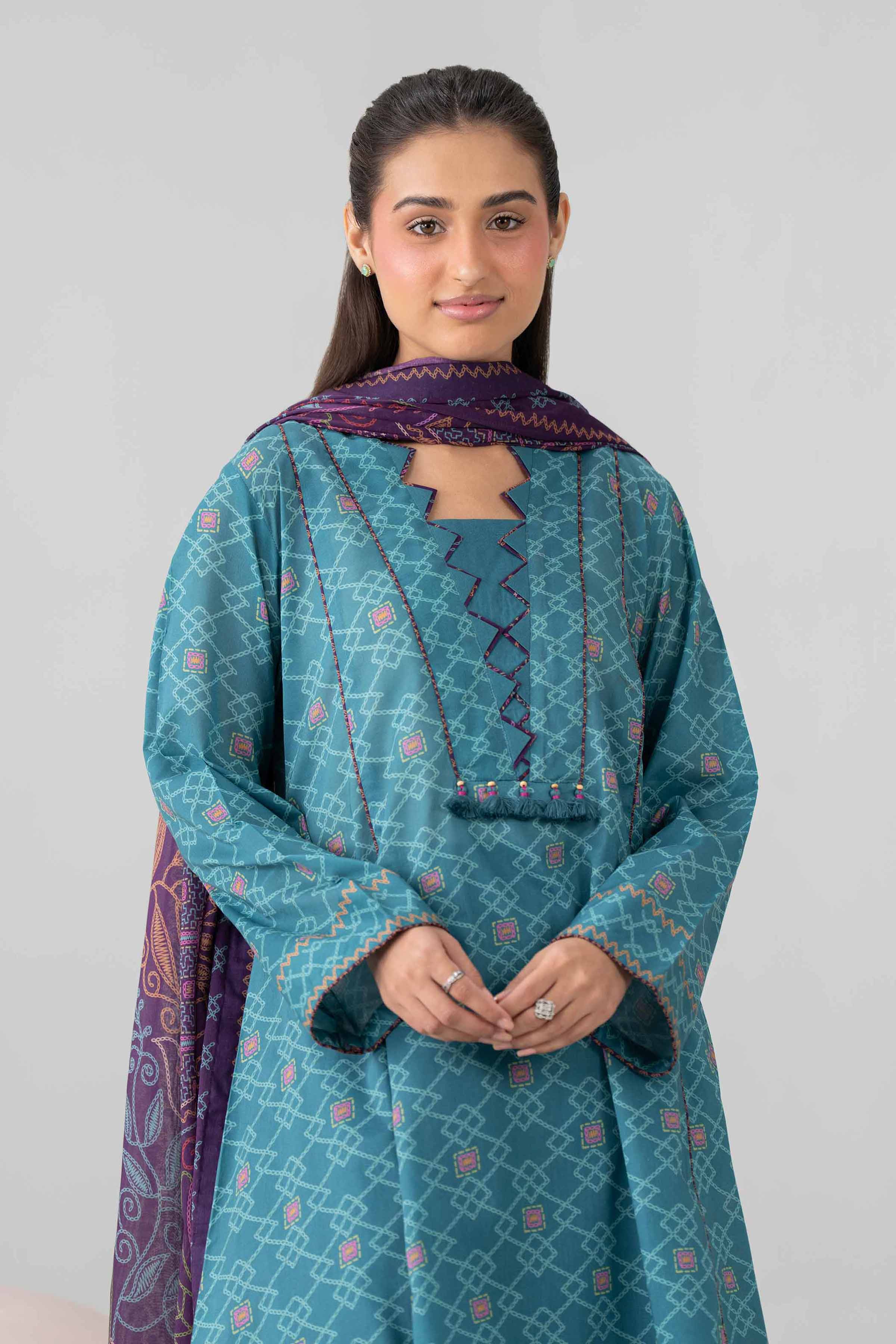 3 Piece - Printed Loose Fabric - 42602559