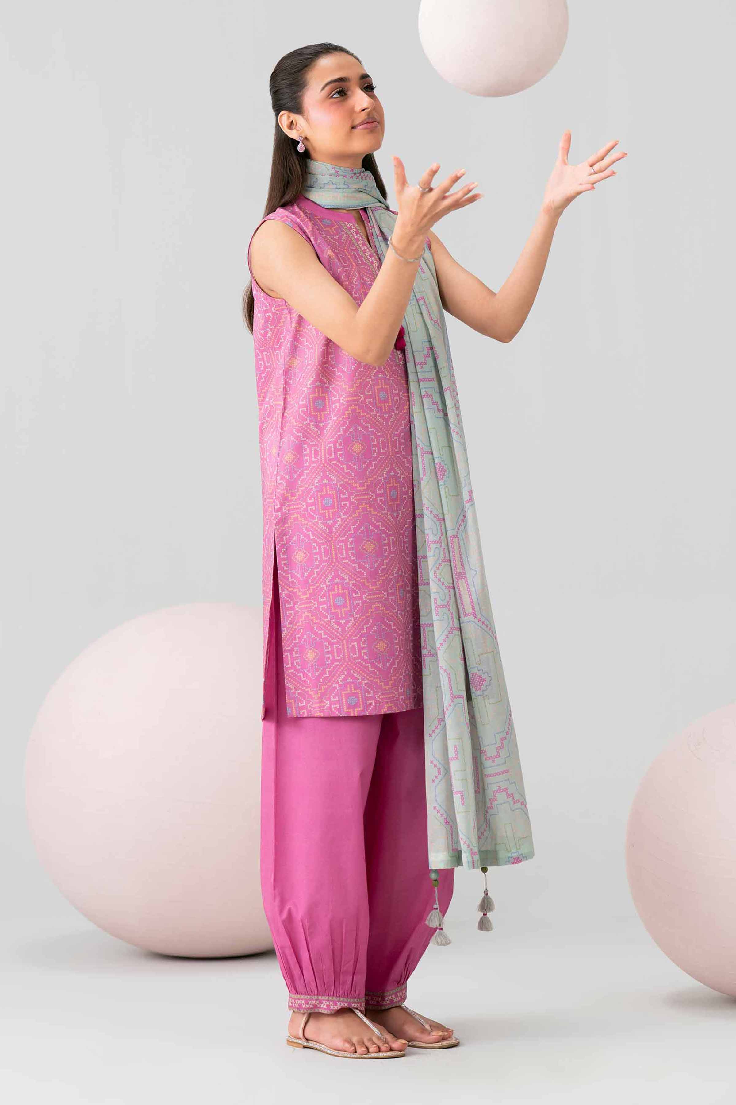 3 Piece - Printed Loose Fabric - 42602561