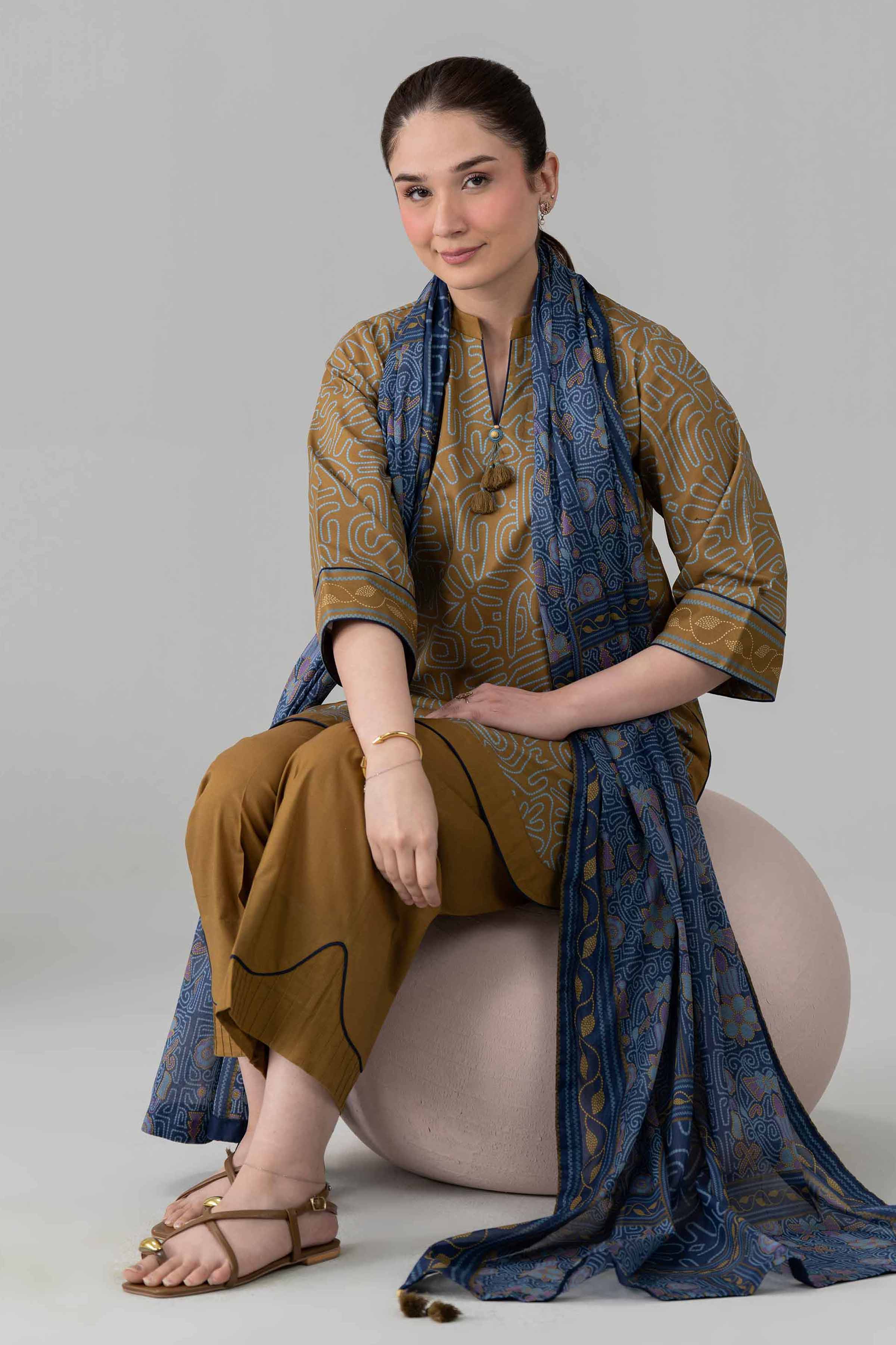 3 Piece - Printed Loose Fabric - 42602563