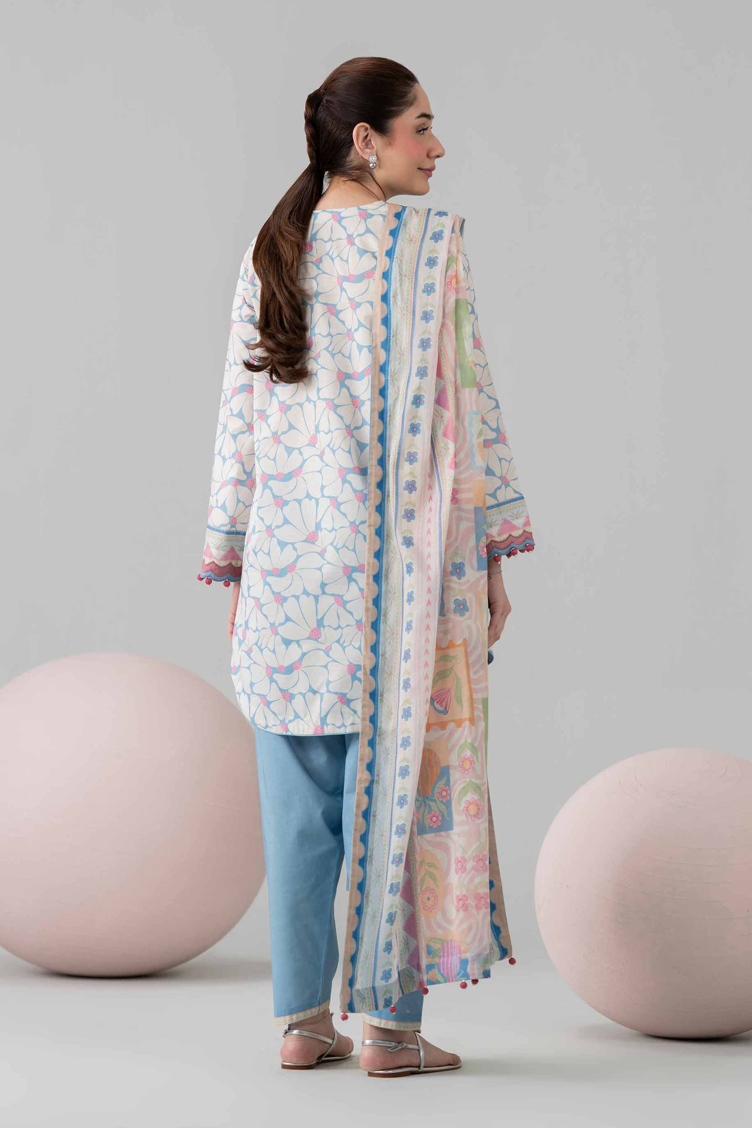 3 Piece - Printed Loose Fabric - 42602564