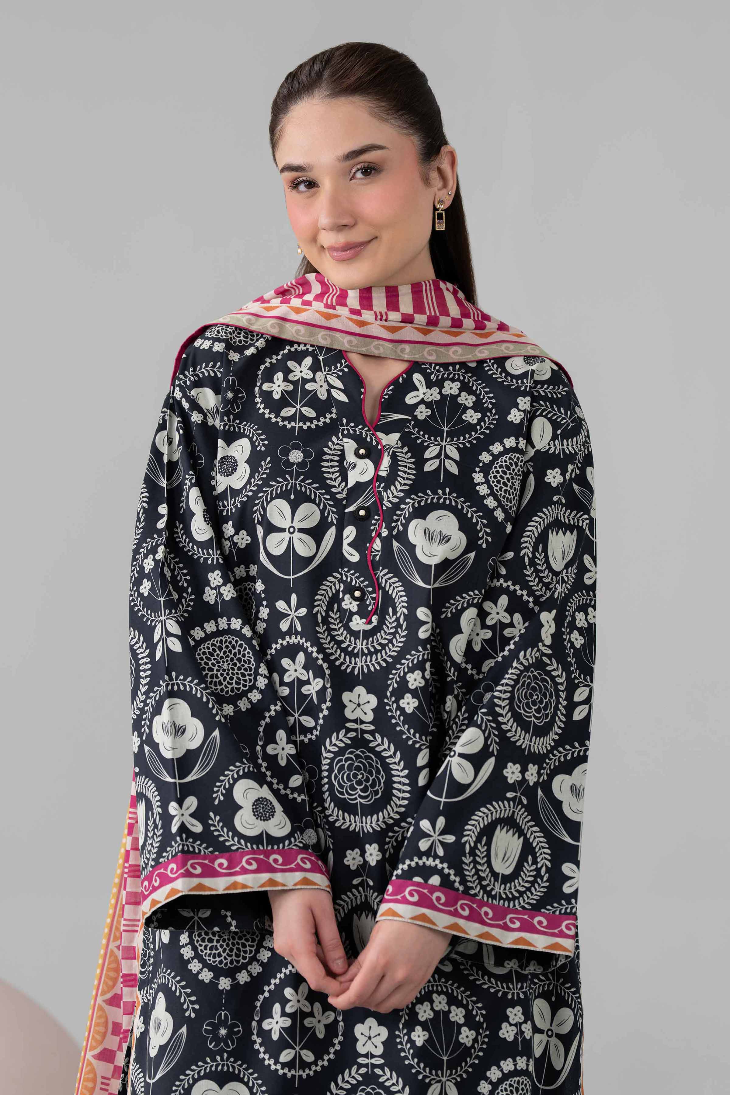 3 Piece - Printed Loose Fabric - 42602565