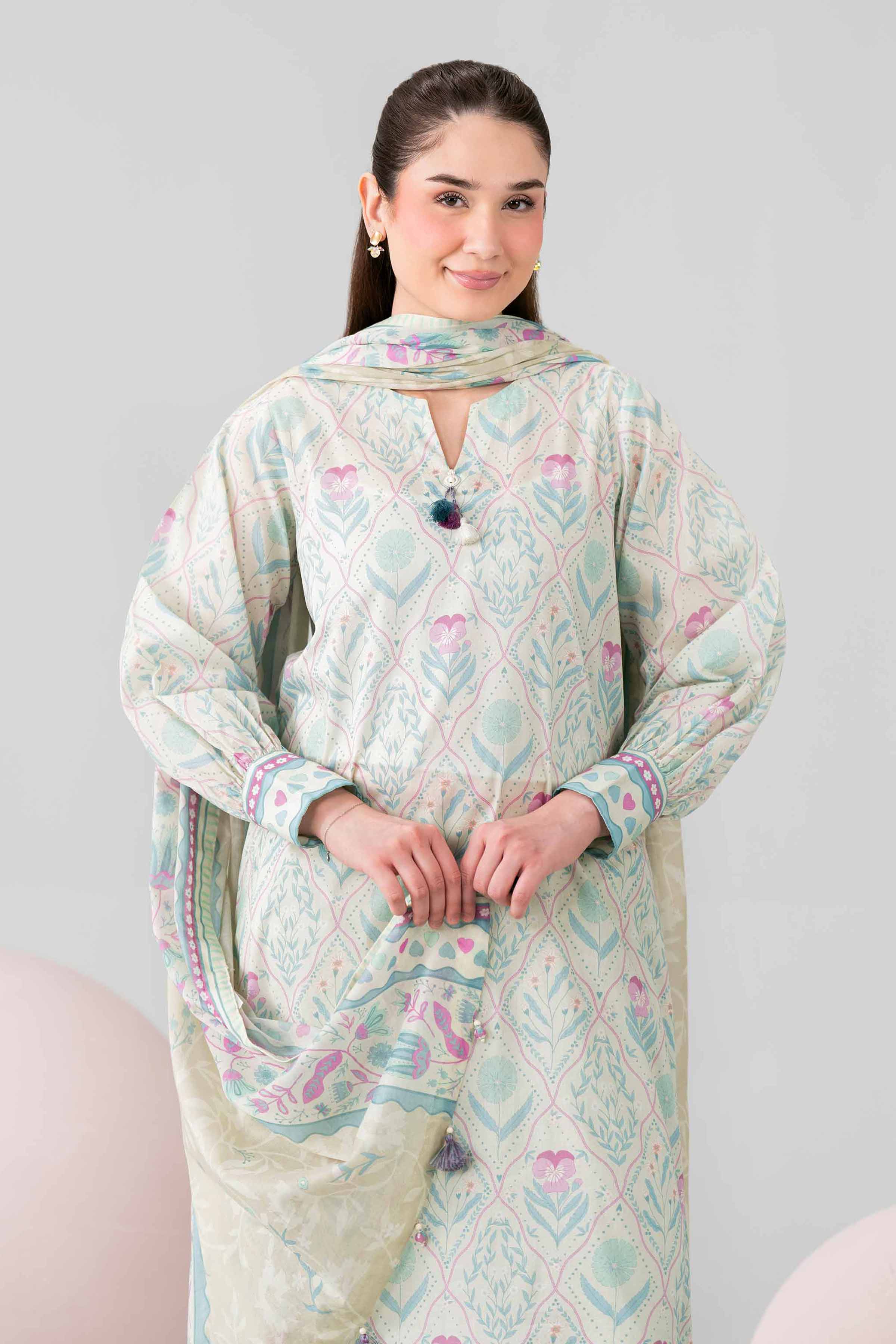 3 Piece - Printed Loose Fabric - 42602566