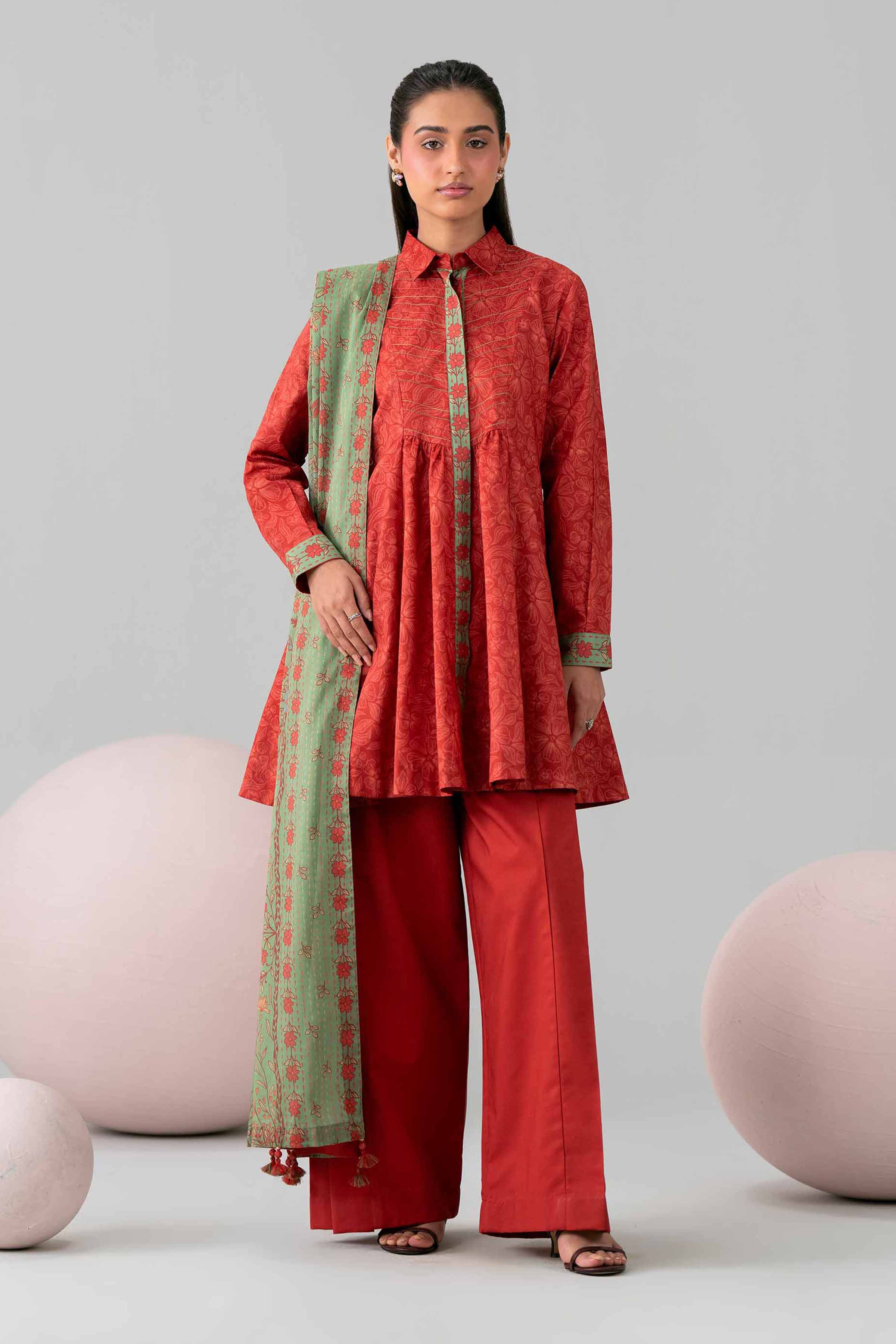 3 Piece - Printed Loose Fabric - 42602568