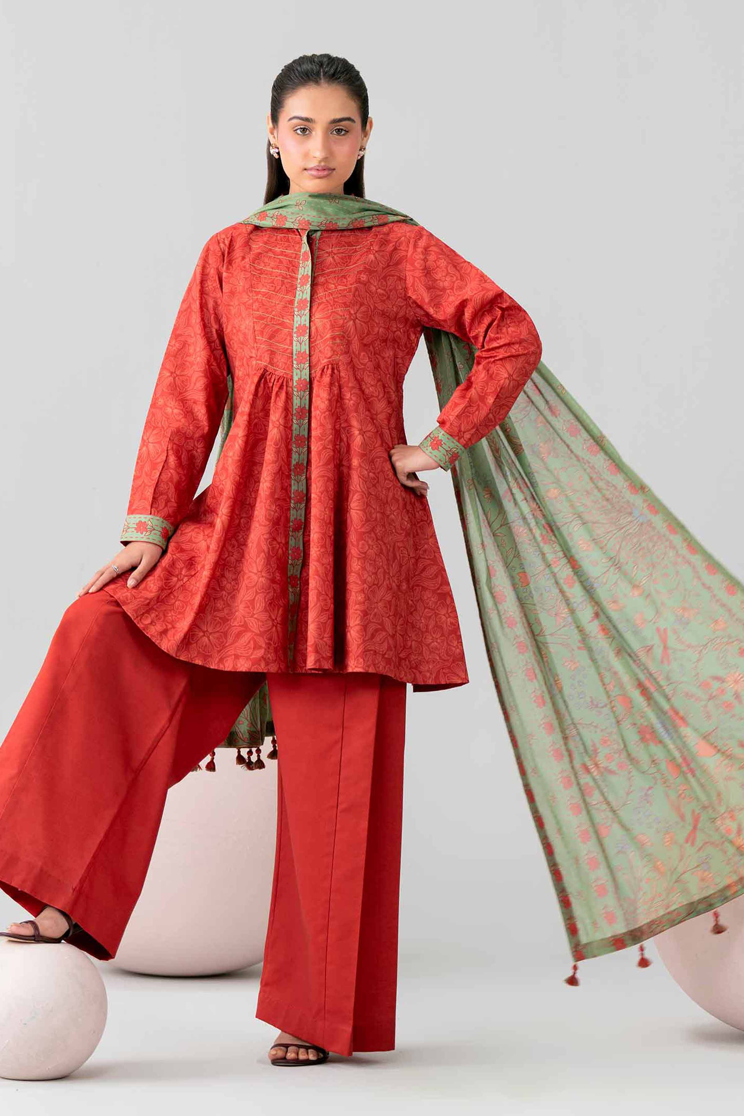 3 Piece - Printed Loose Fabric - 42602568