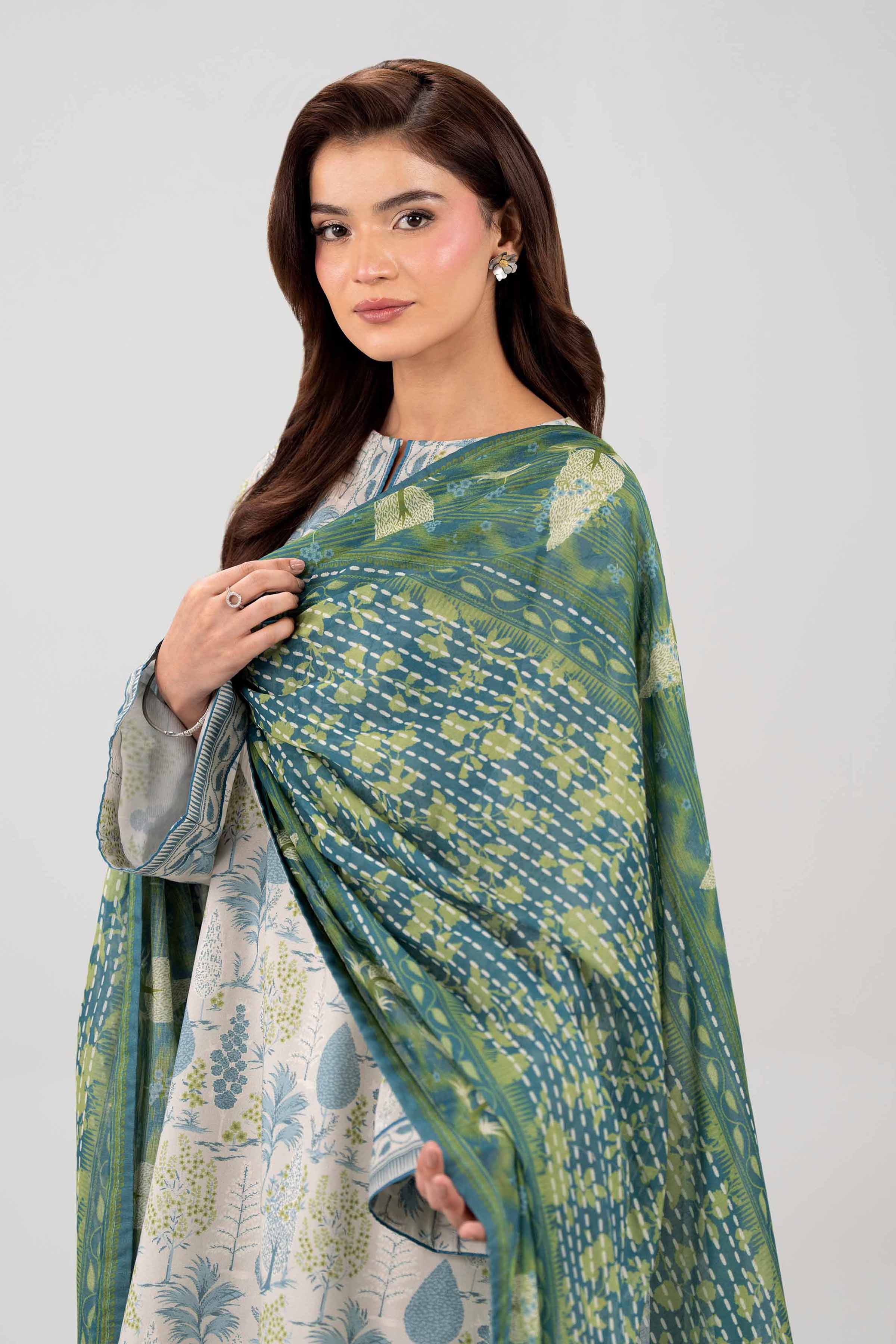 3 Piece - Printed Loose Fabric - 42602570 for Women - Freedom To Buy Collection | Nishat | Shop Online