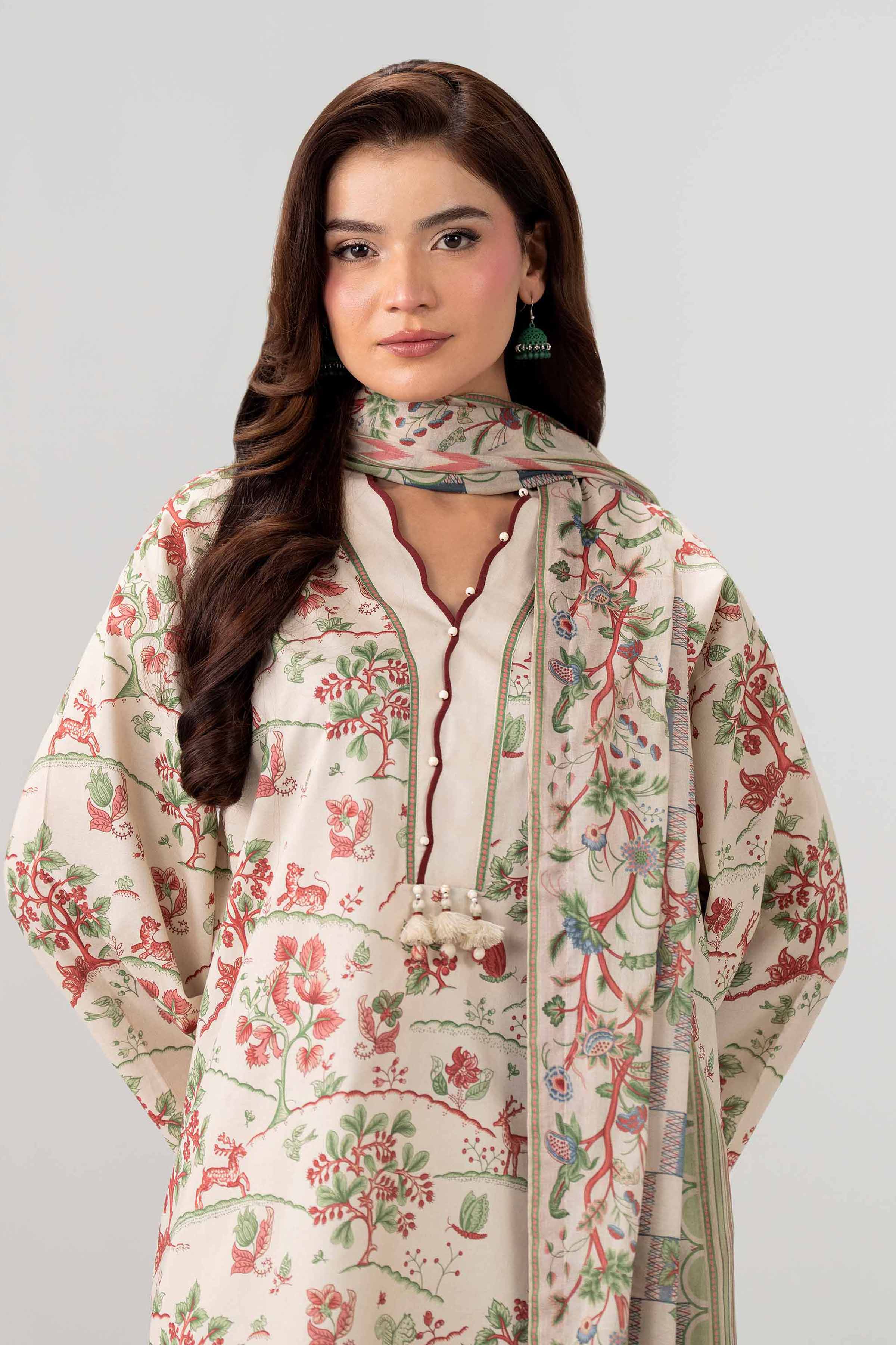 3 Piece - Printed Loose Fabric - 42602571 for Women - Freedom To Buy Collection | Nishat | Shop Online