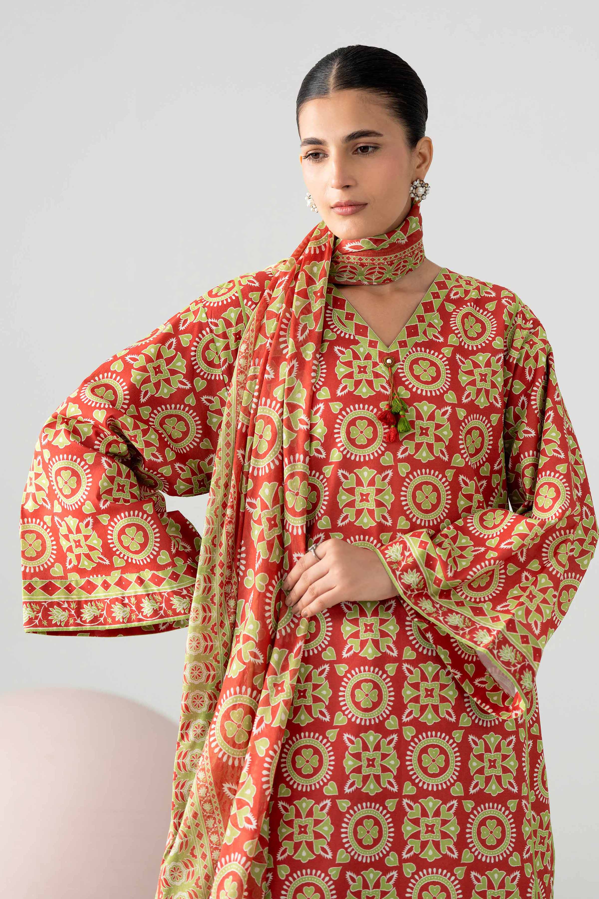 3 Piece - Printed Loose Fabric - 42602574 for Women - Freedom To Buy Collection | Nishat | Shop Online