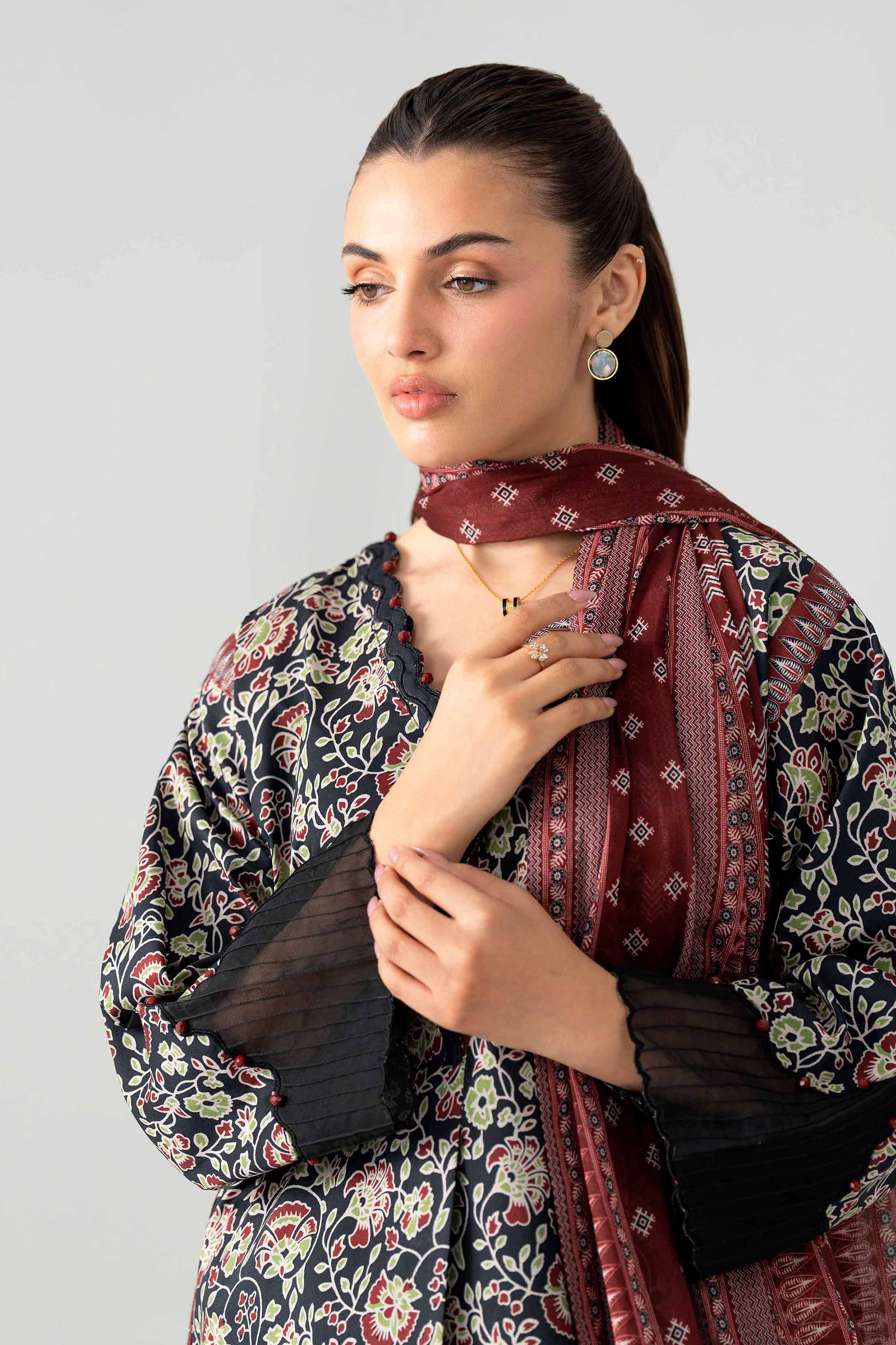 3 Piece - Printed Loose Fabric - 42602577 for Women - Freedom To Buy Collection | Nishat | Shop Online