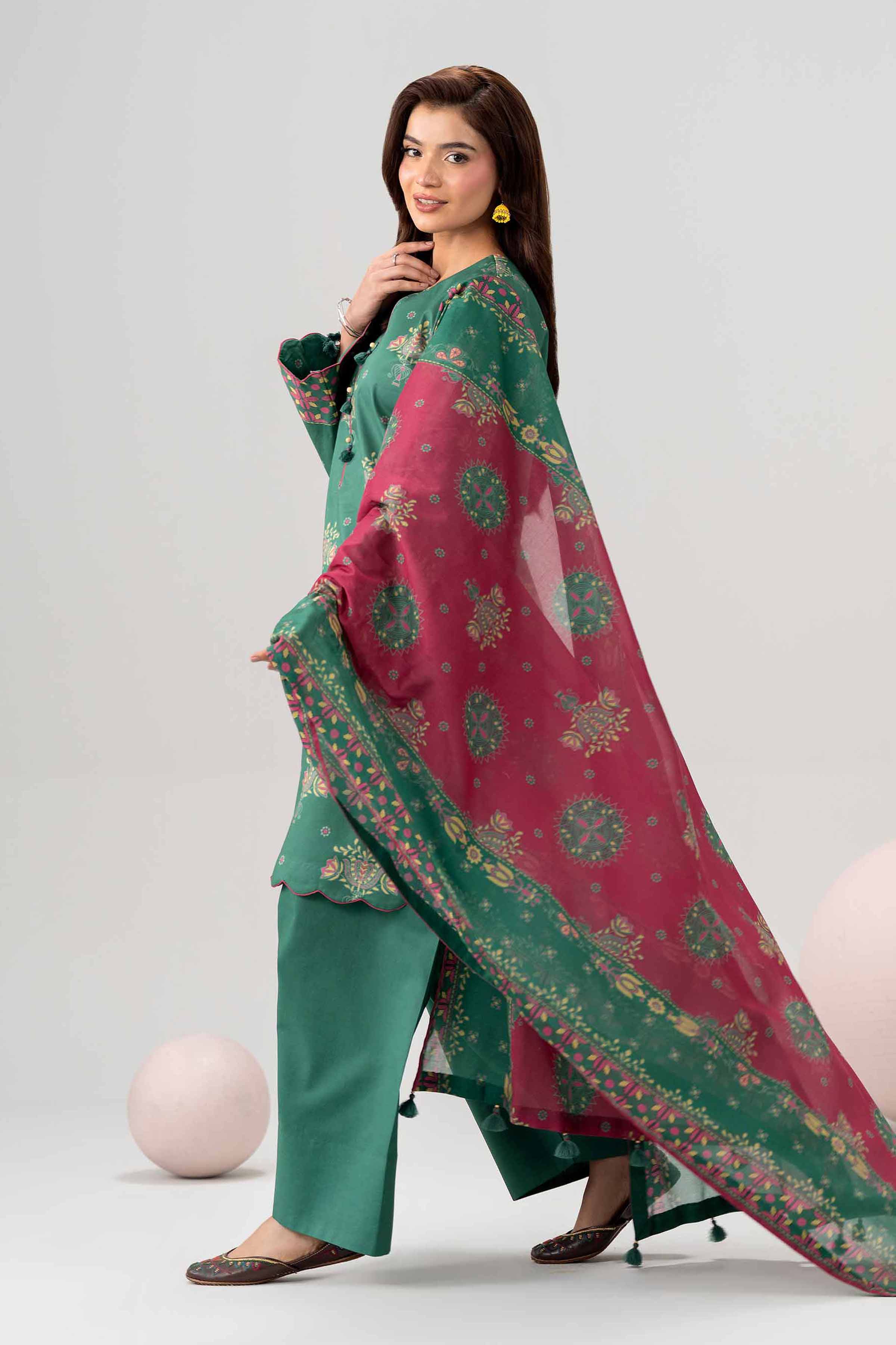 3 Piece - Printed Loose Fabric - 42602579 for Women - Freedom To Buy Collection | Nishat | Shop Online