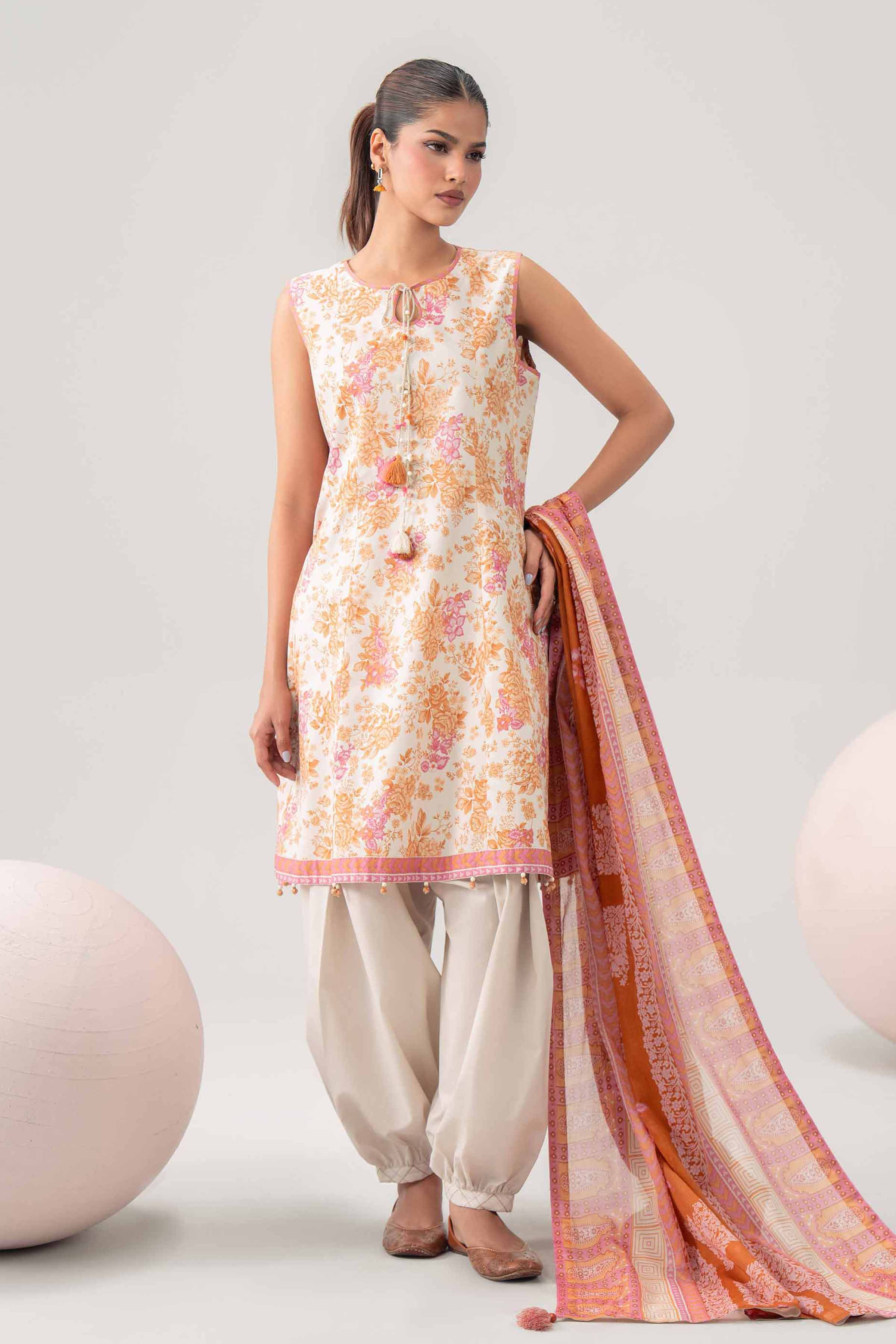 3 Piece - Printed Loose Fabric - 42602585 for Women - Freedom To Buy Collection | Nishat | Shop Online