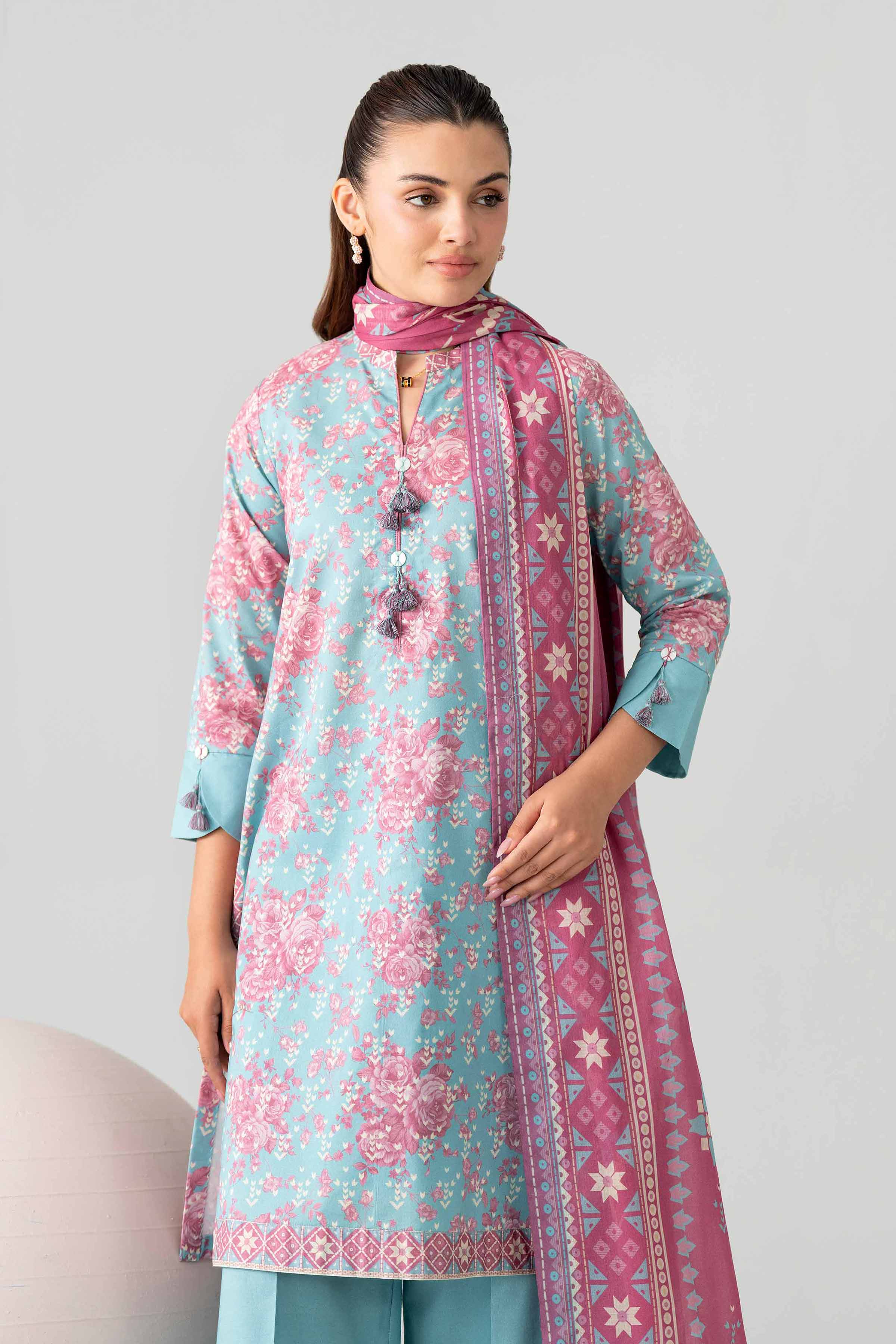 3 Piece - Printed Loose Fabric - 42602586 for Women - Freedom To Buy Collection | Nishat | Shop Online