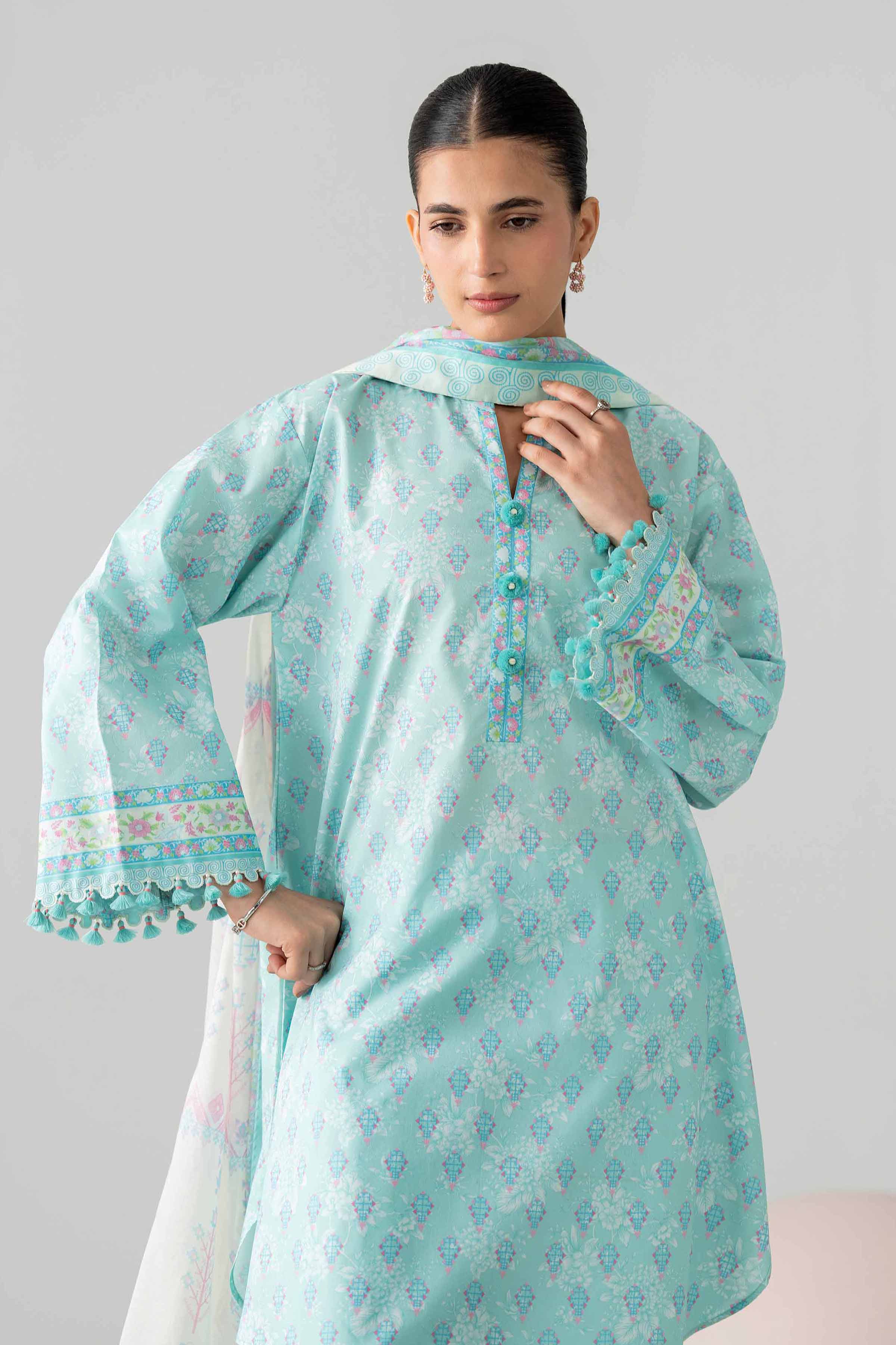 3 Piece - Printed Loose Fabric - 42602587 for Women - Freedom To Buy Collection | Nishat | Shop Online
