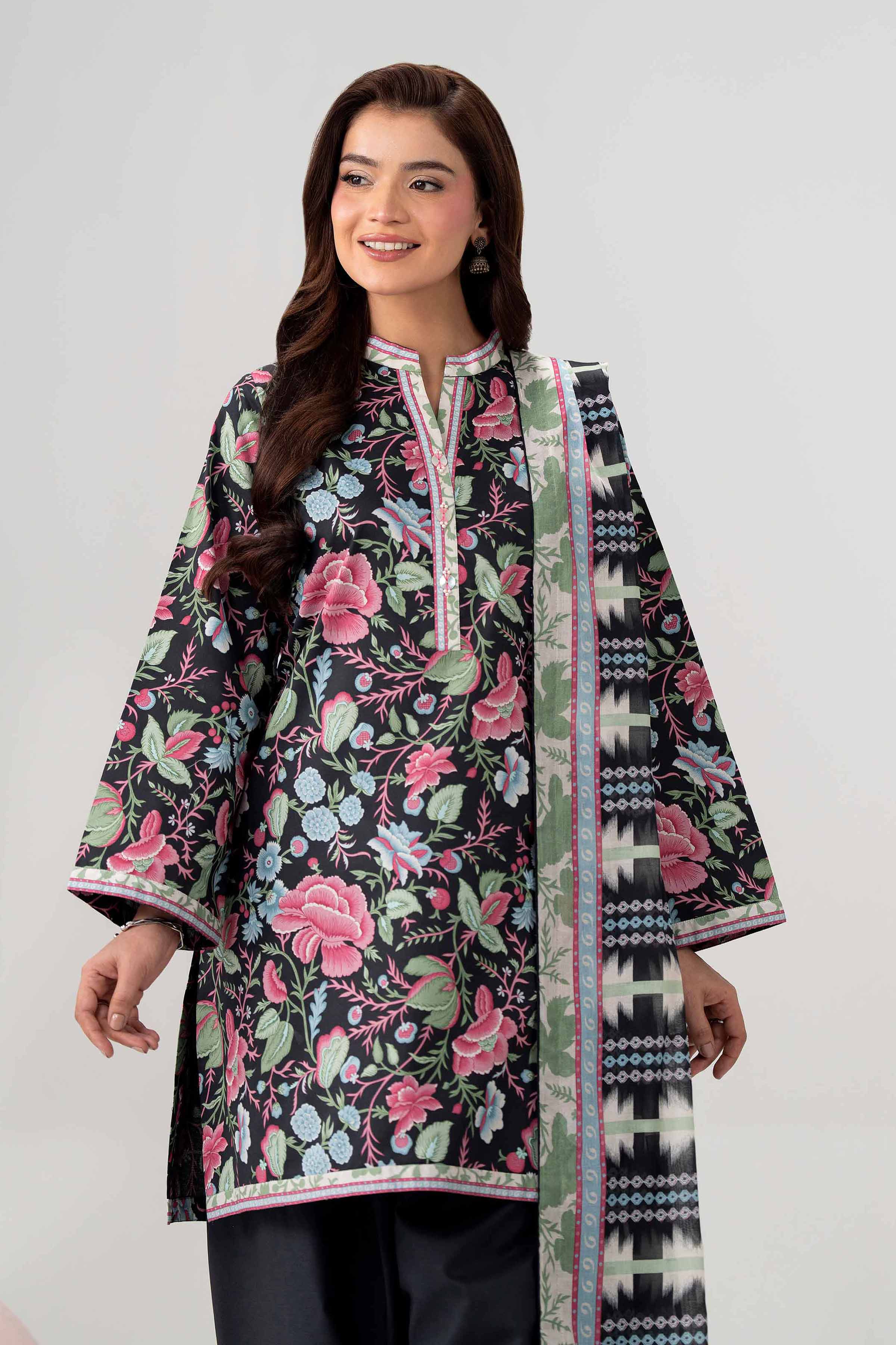 3 Piece - Printed Loose Fabric - 42602590 for Women - Freedom To Buy Collection | Nishat | Shop Online