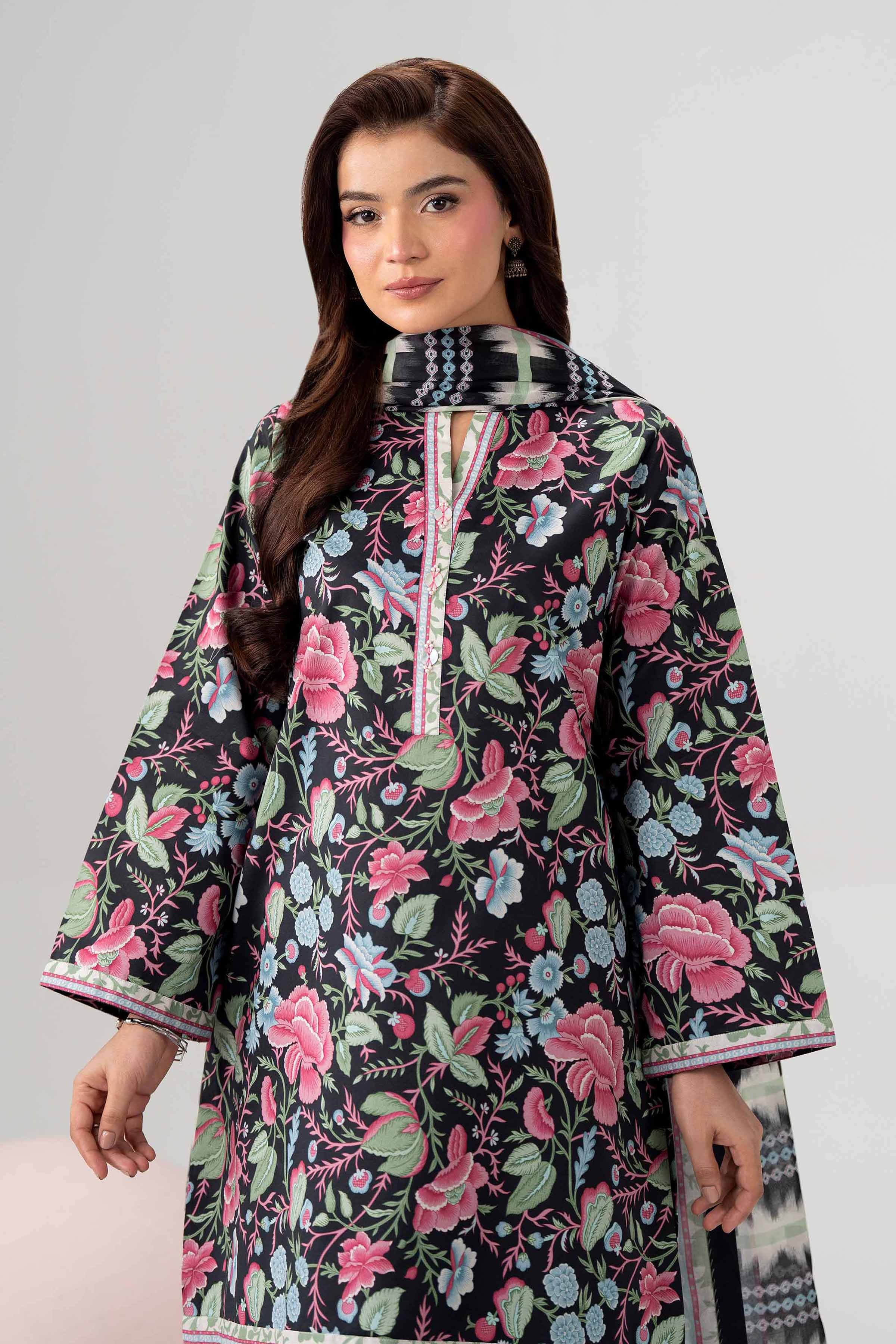 3 Piece - Printed Loose Fabric - 42602590 for Women - Freedom To Buy Collection | Nishat | Shop Online