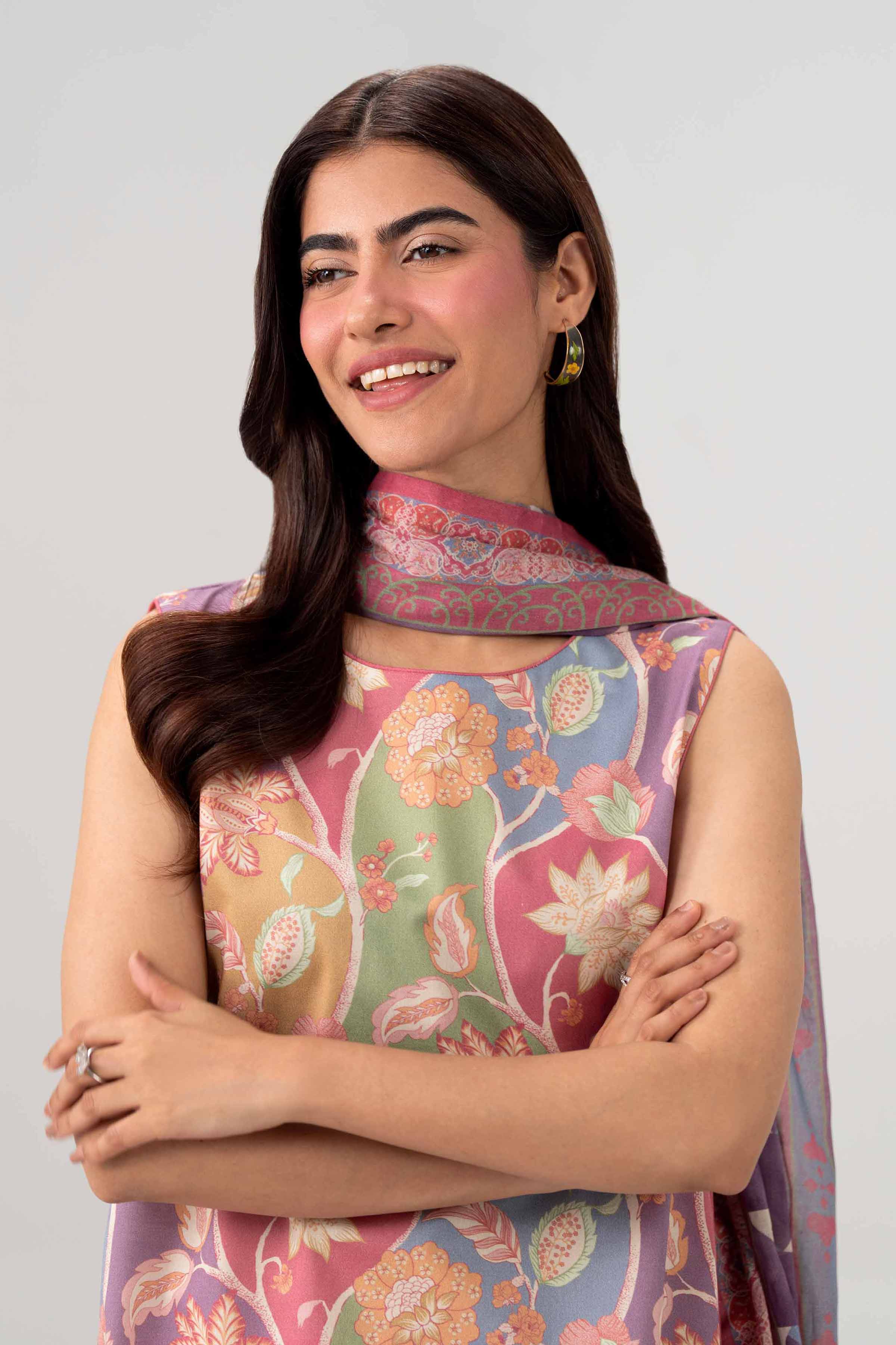 3 Piece - Printed Loose Fabric - 42602592 for Women - Freedom To Buy Collection | Nishat | Shop Online