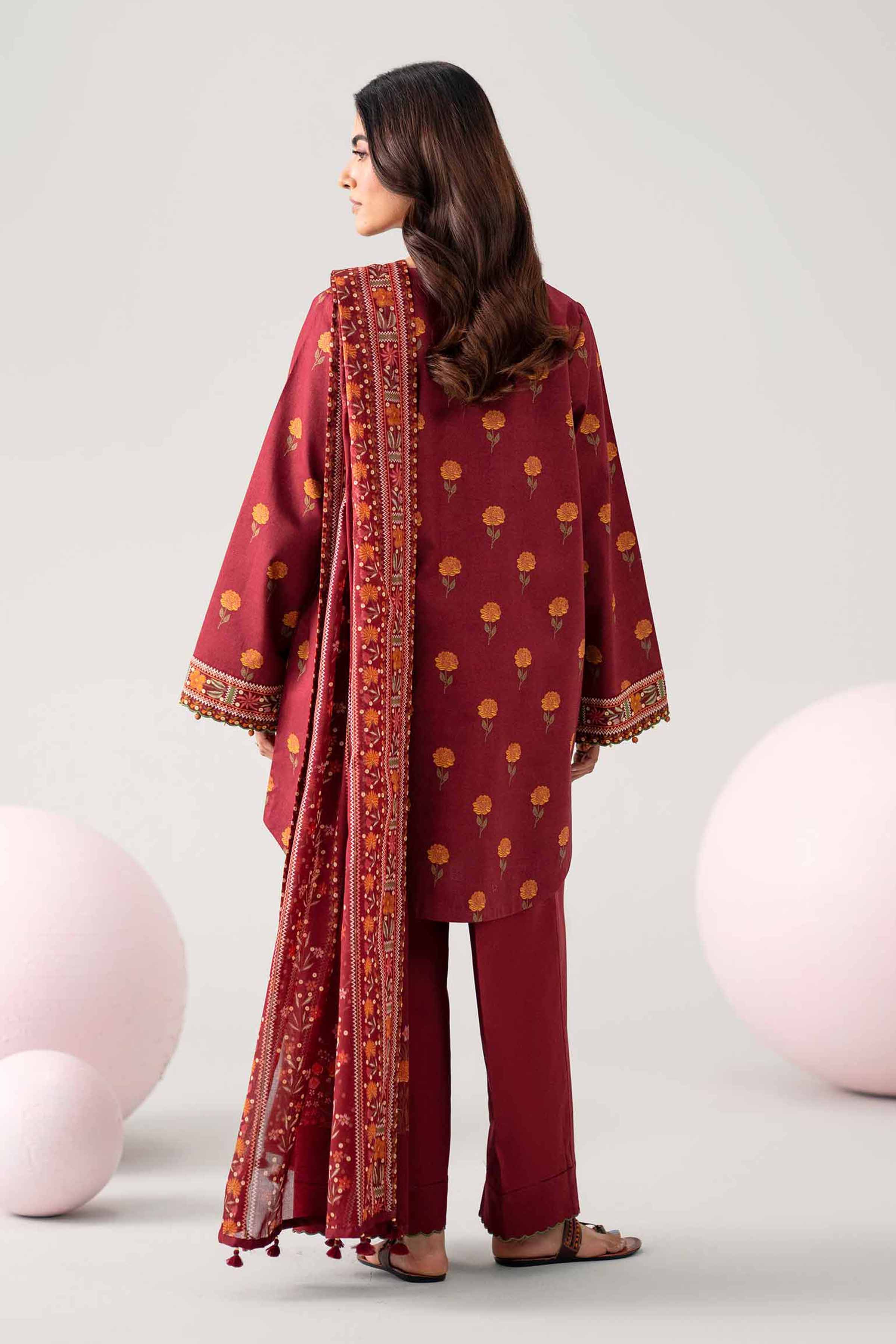 3 Piece - Printed Loose Fabric - 42602593 for Women - Freedom To Buy Collection | Nishat | Shop Online