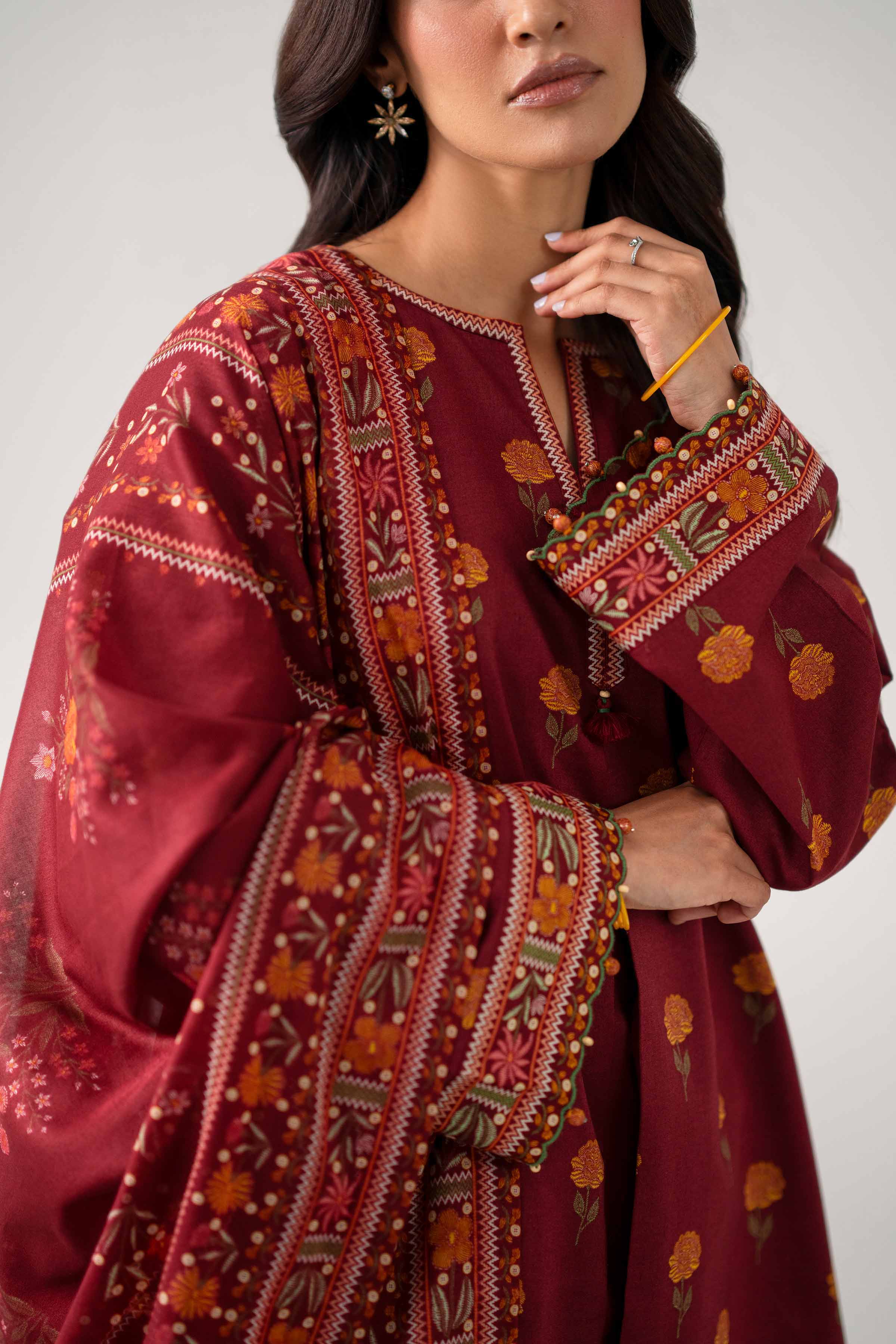 3 Piece - Printed Loose Fabric - 42602593 for Women - Freedom To Buy Collection | Nishat | Shop Online