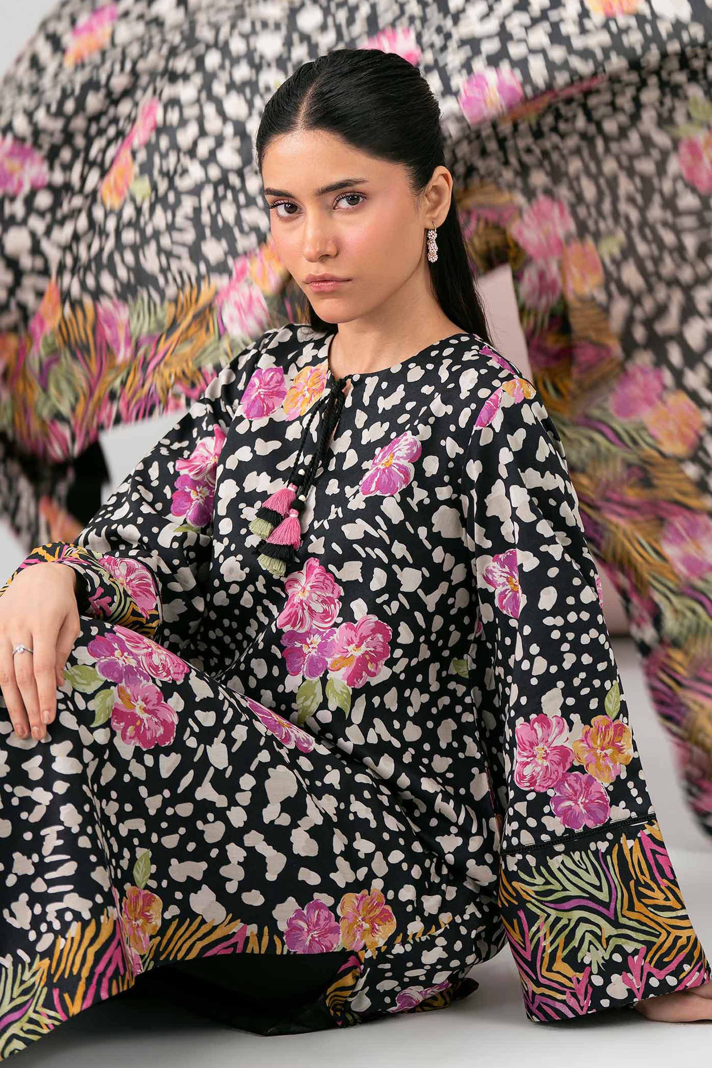 1 Piece - Printed Loose Fabric - 42602600 for Women - Freedom To Buy Collection | Nishat | Shop Online