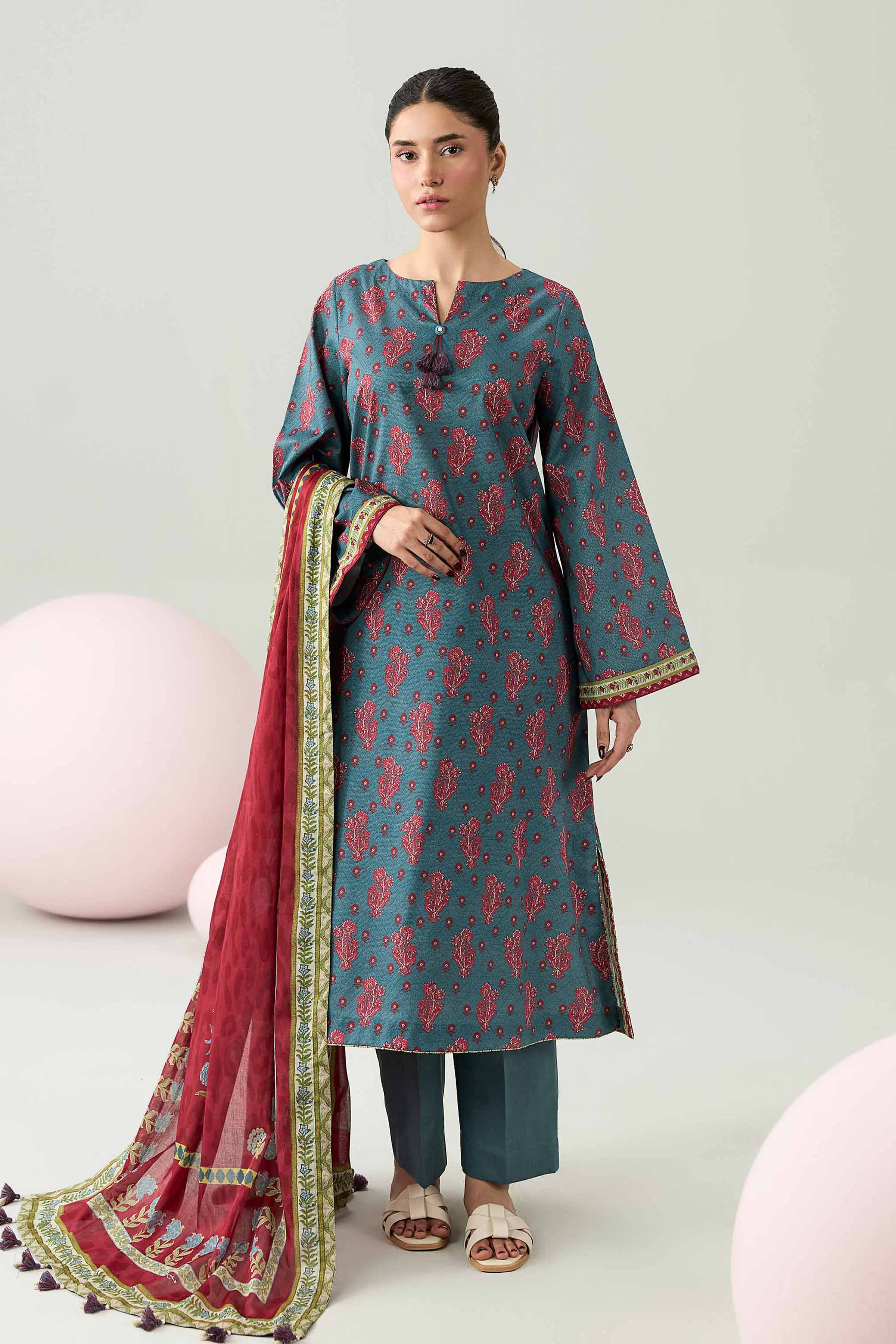 3 Piece - Printed Loose Fabric - 42602616