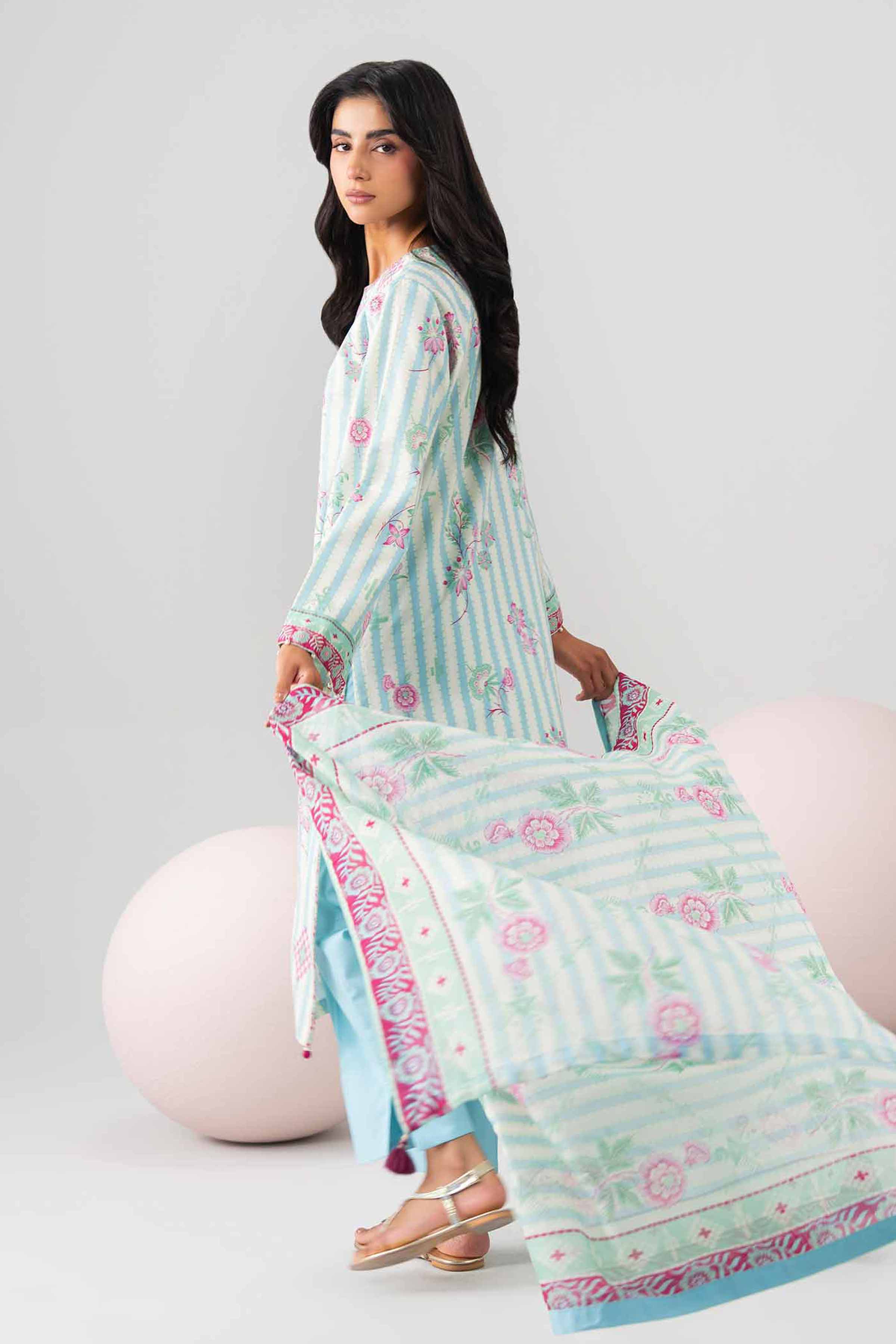 3 Piece - Printed Loose Fabric - 42602641