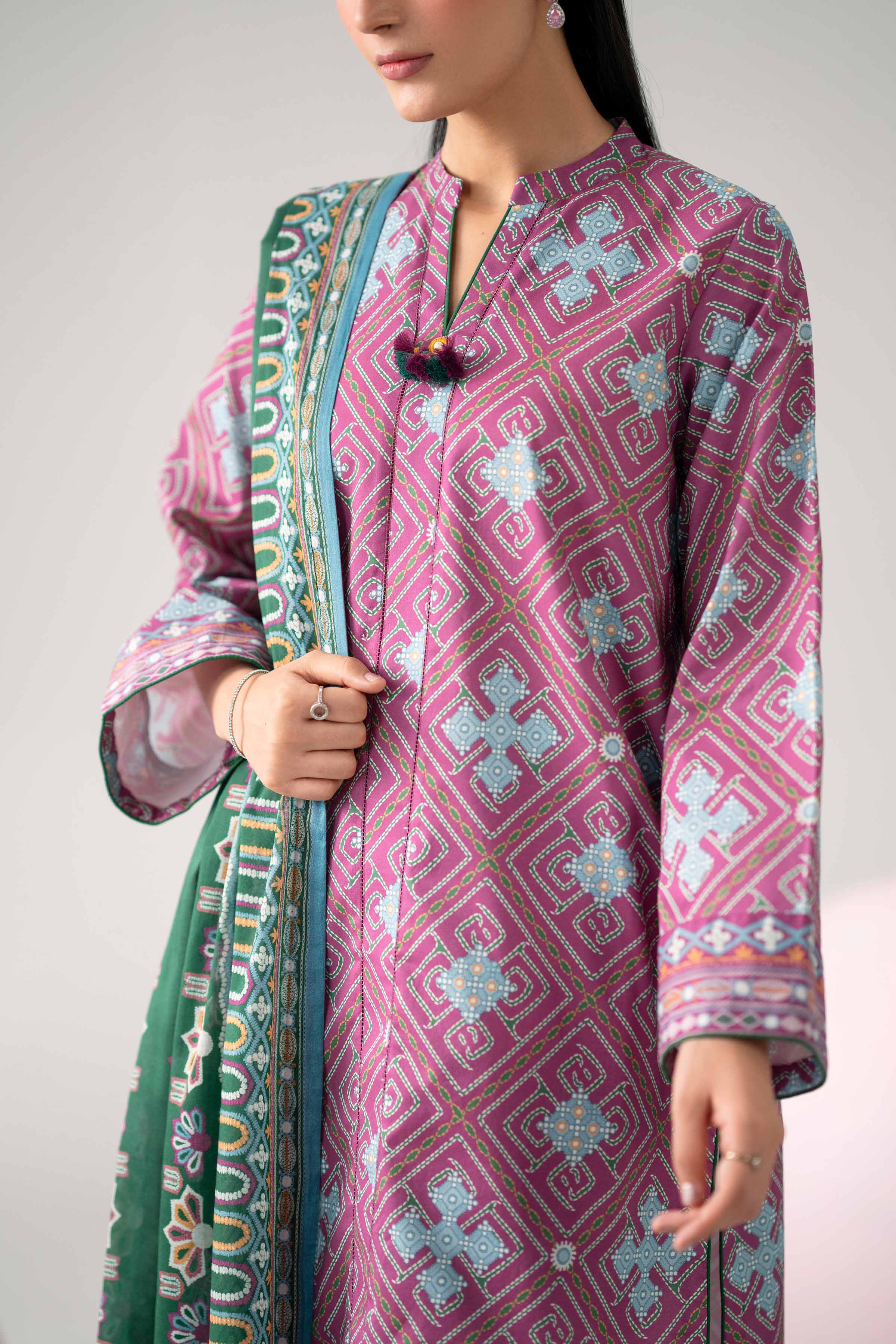 3 Piece - Printed Loose Fabric - 42602653