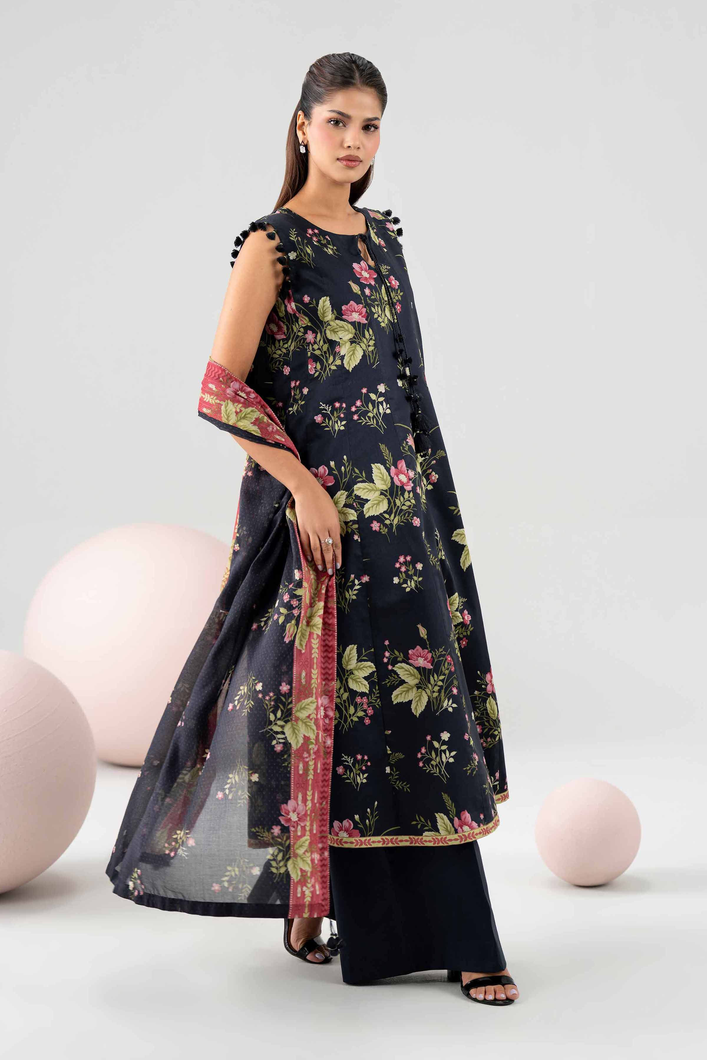 3 Piece - Printed Loose Fabric - 42602675 for Women - Freedom To Buy Collection | Nishat | Shop Online