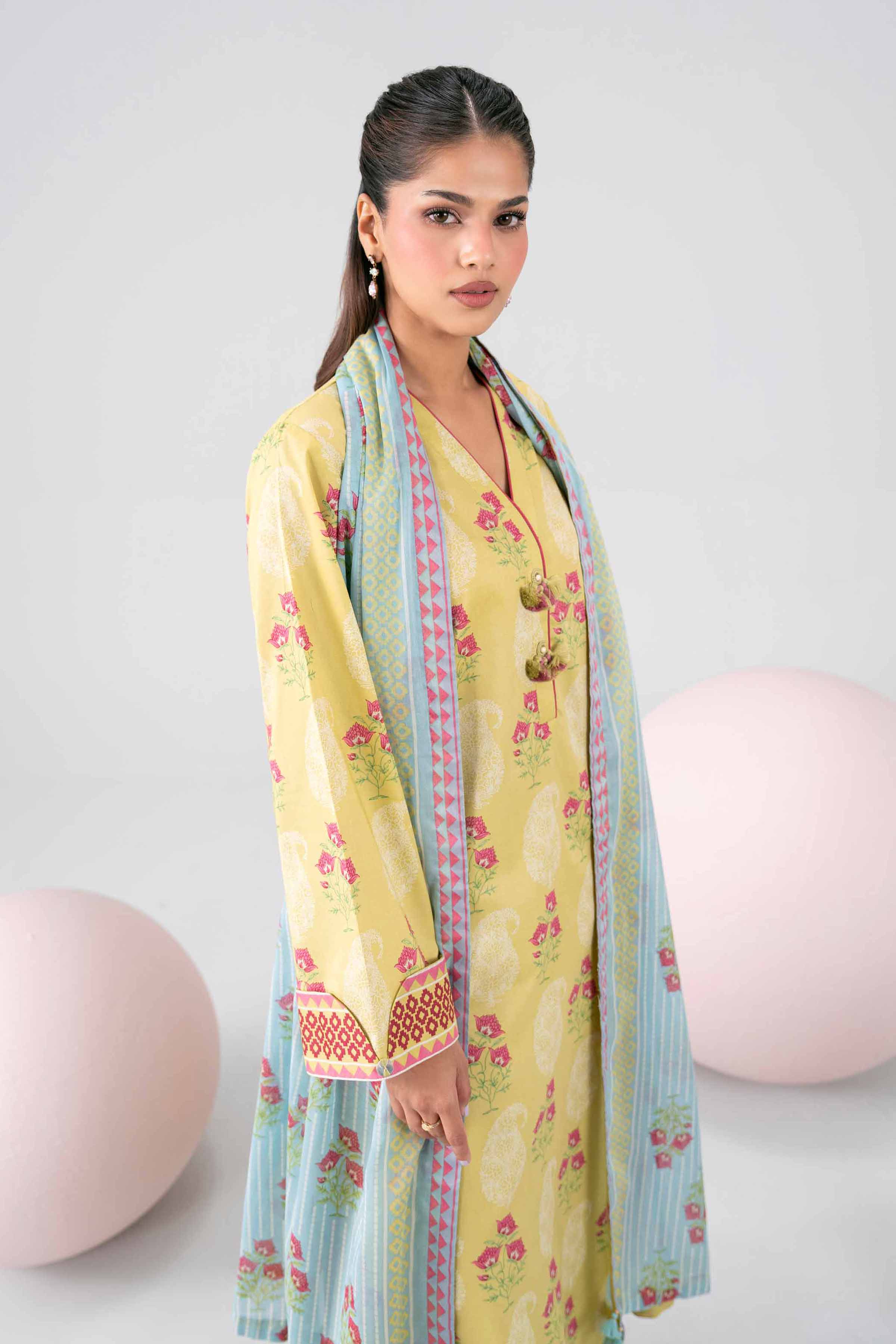 3 Piece - Printed Loose Fabric - 42602676 for Women - Freedom To Buy Collection | Nishat | Shop Online