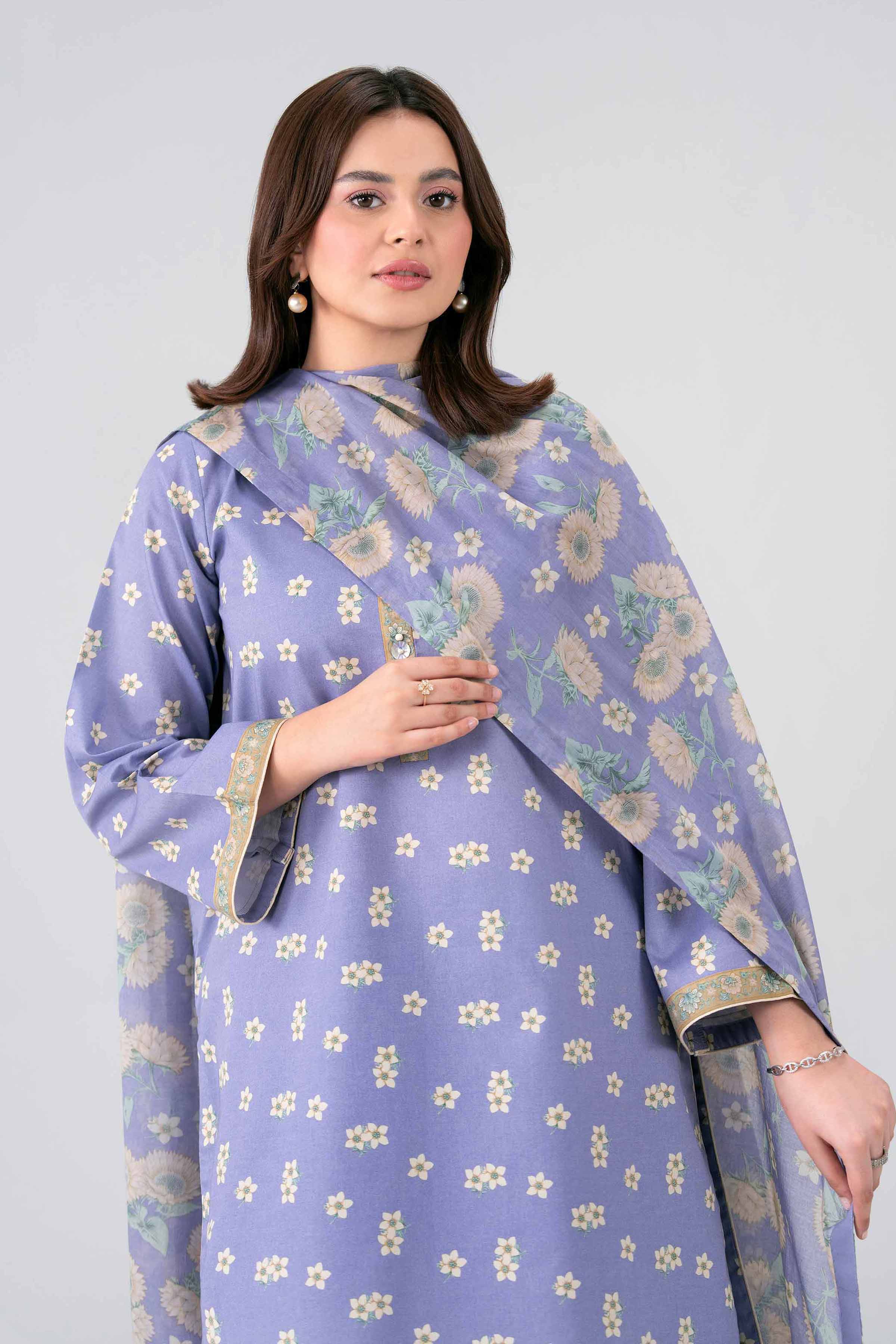 3 Piece - Printed Loose Fabric - 42602683 for Women - Freedom To Buy Collection | Nishat | Shop Online