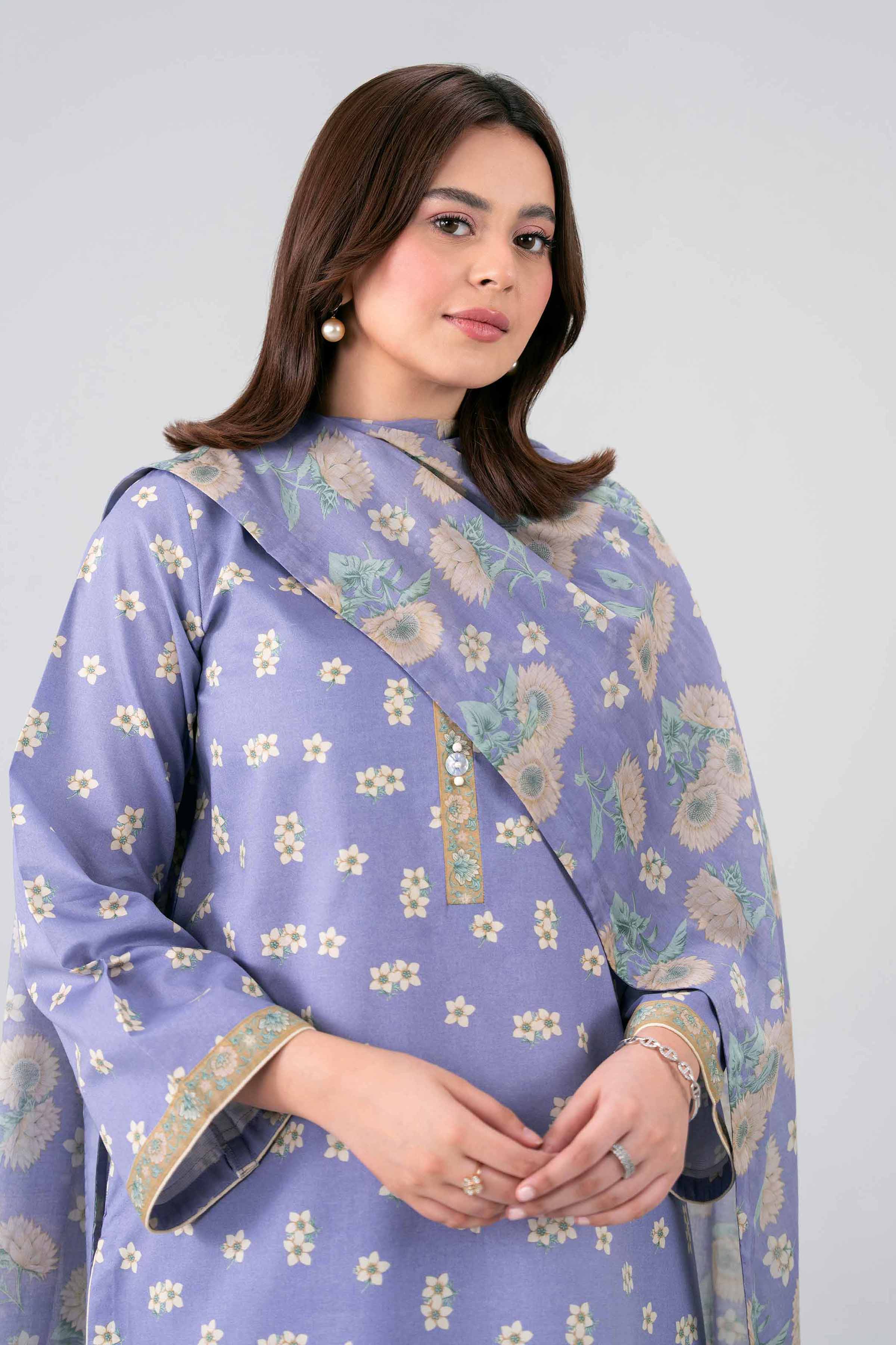 3 Piece - Printed Loose Fabric - 42602683 for Women - Freedom To Buy Collection | Nishat | Shop Online