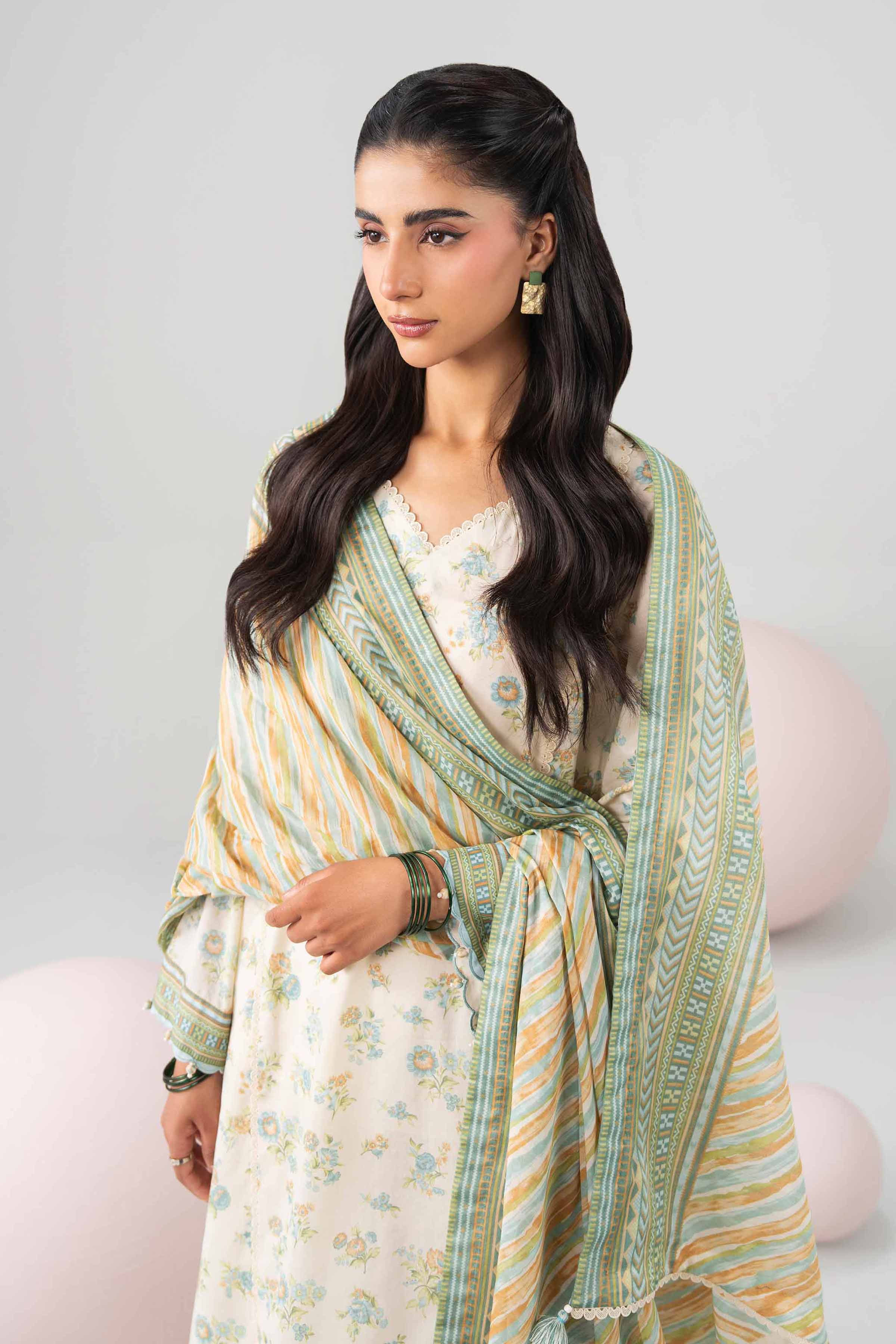 3 Piece - Printed Loose Fabric - 42602687 for Women - Freedom To Buy Collection | Nishat | Shop Online