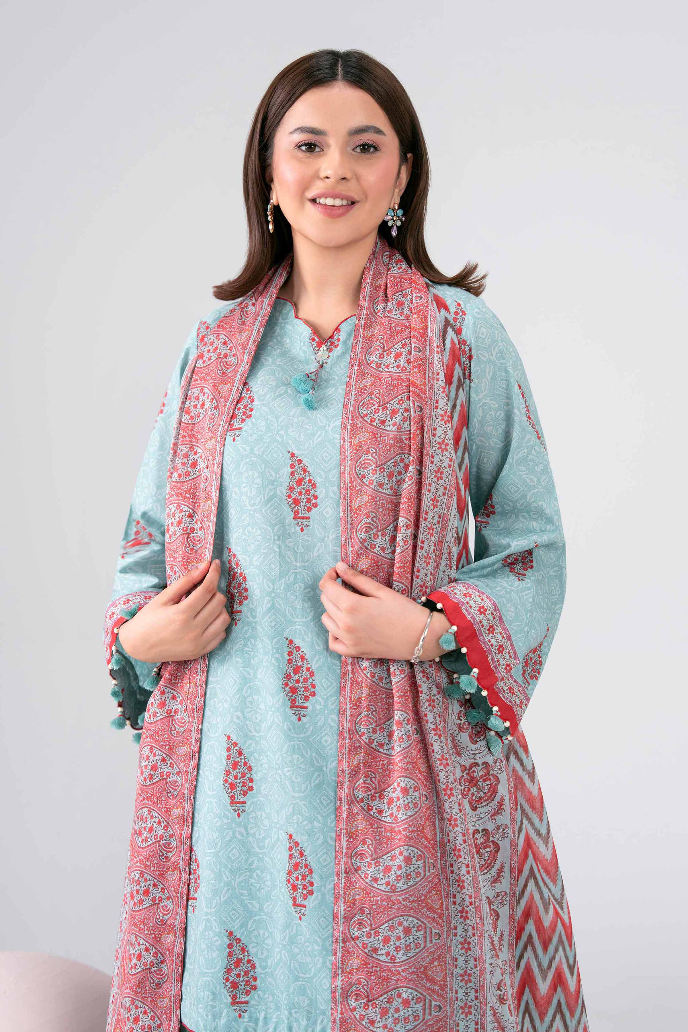3 Piece - Printed Loose Fabric - 42602694 for Women - Freedom To Buy Collection | Nishat | Shop Online