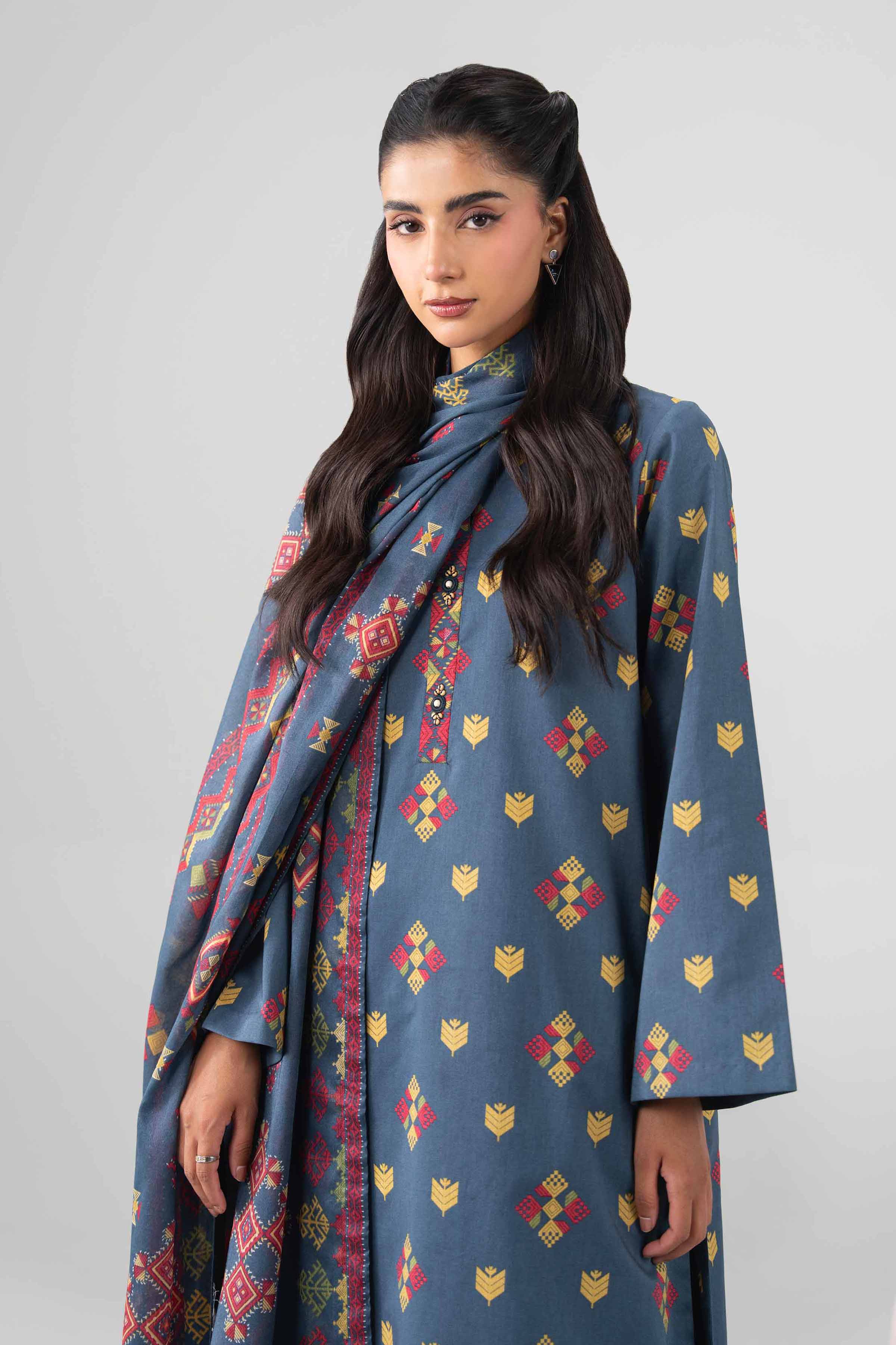 3 Piece - Printed Loose Fabric - 42602696 for Women - Freedom To Buy Collection | Nishat | Shop Online