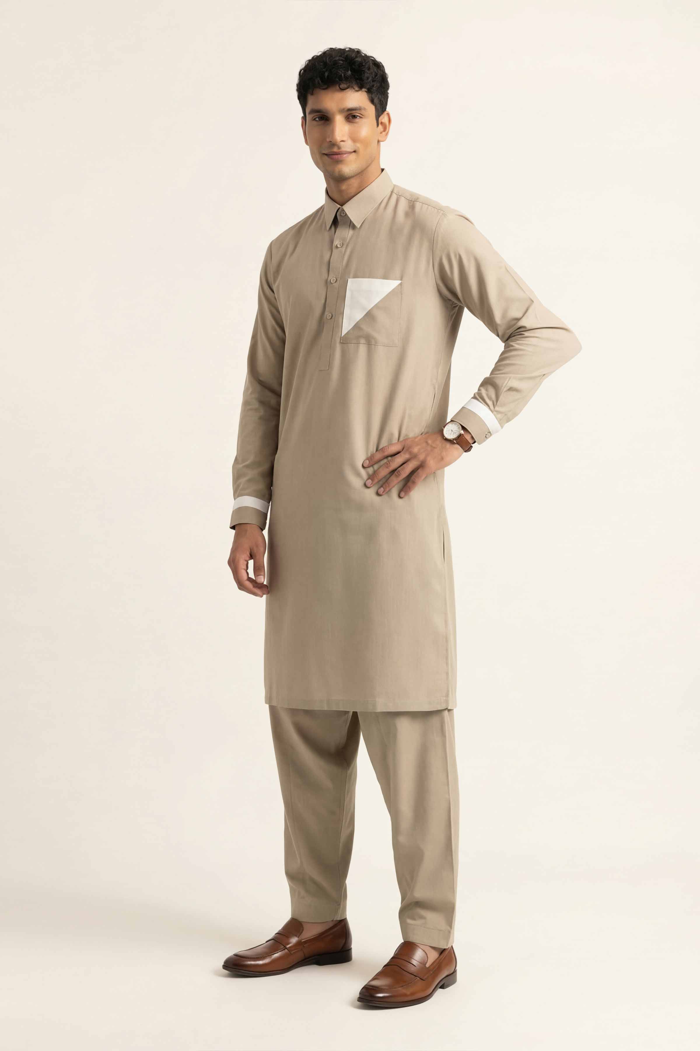 2 Piece - Naqsh Suit - 42608040 With Box