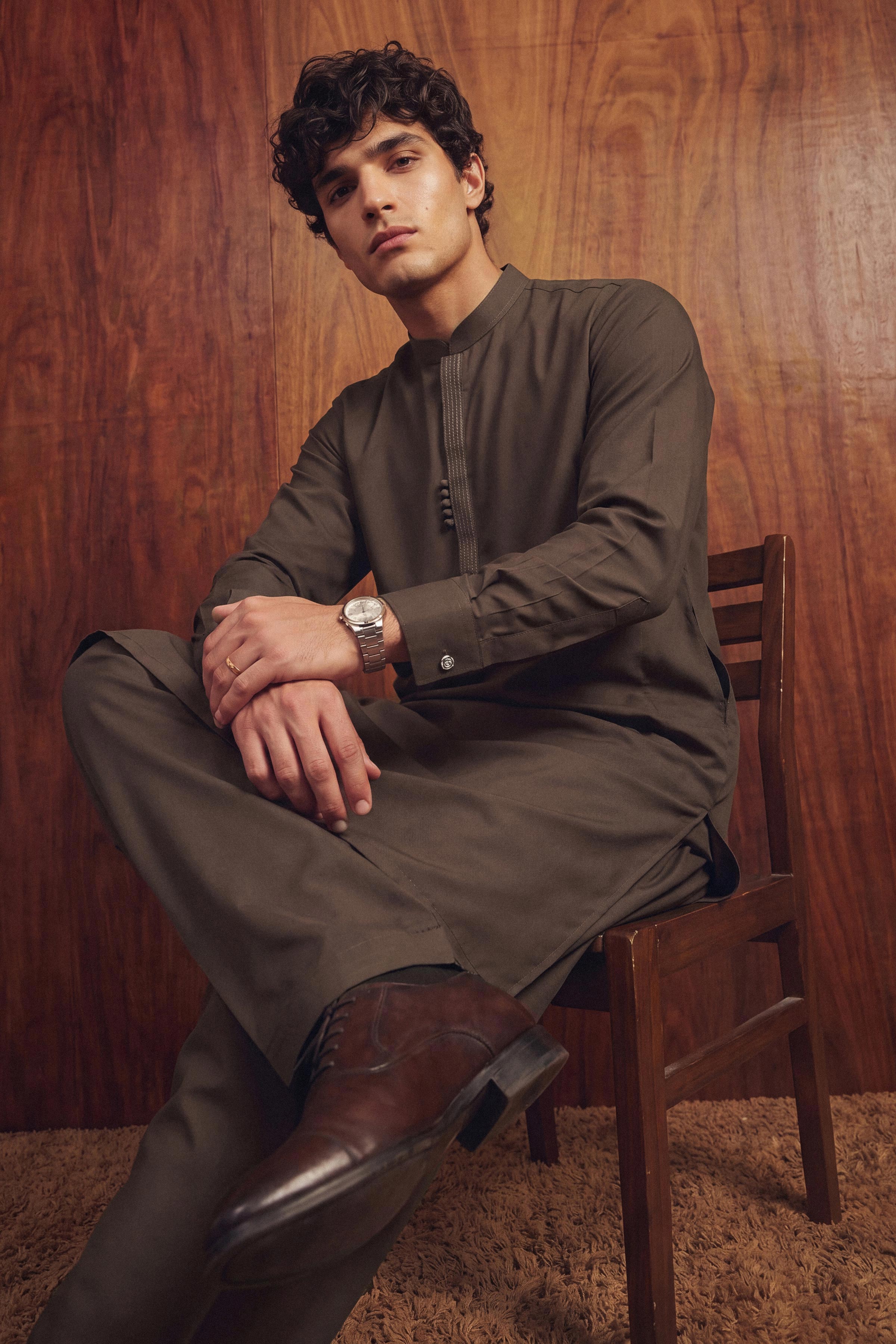 2 Piece - Naqsh Suit - 42608075 - for Men - Men Collection | Nishat | Shop Online