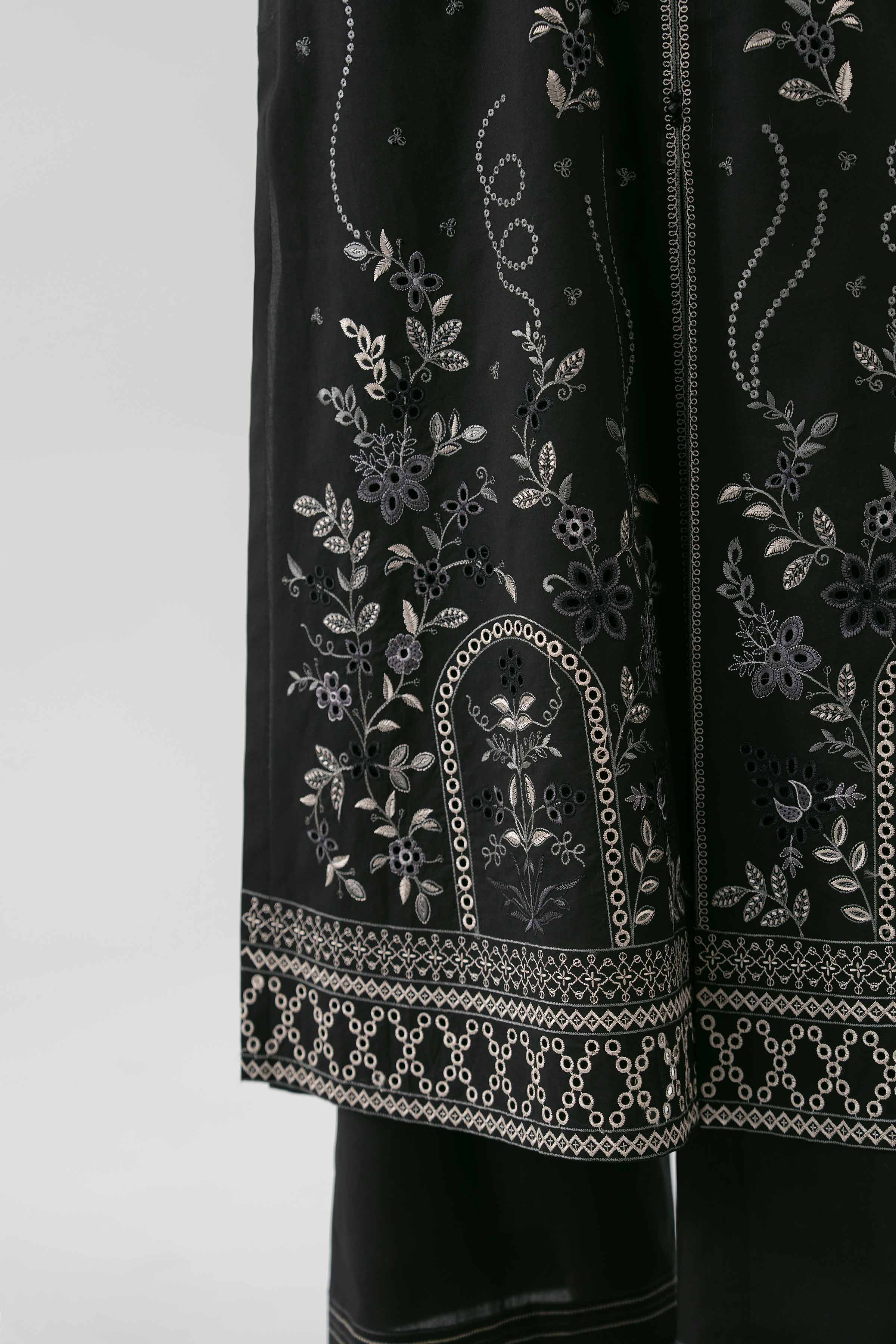 3 Piece - Digital Printed Embroidered Suit - 42619517