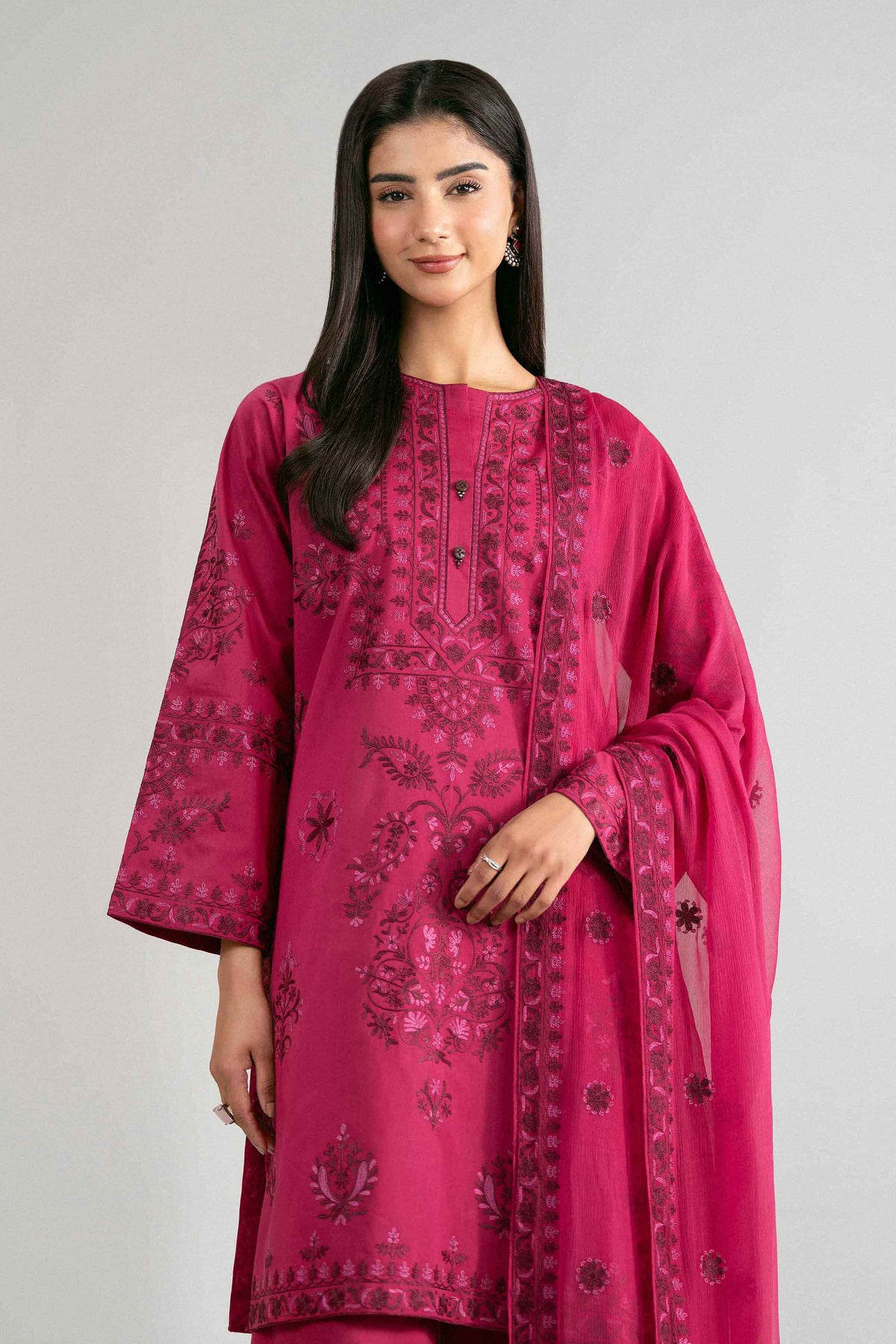 3 Piece - Embroidered Suit - 42619538