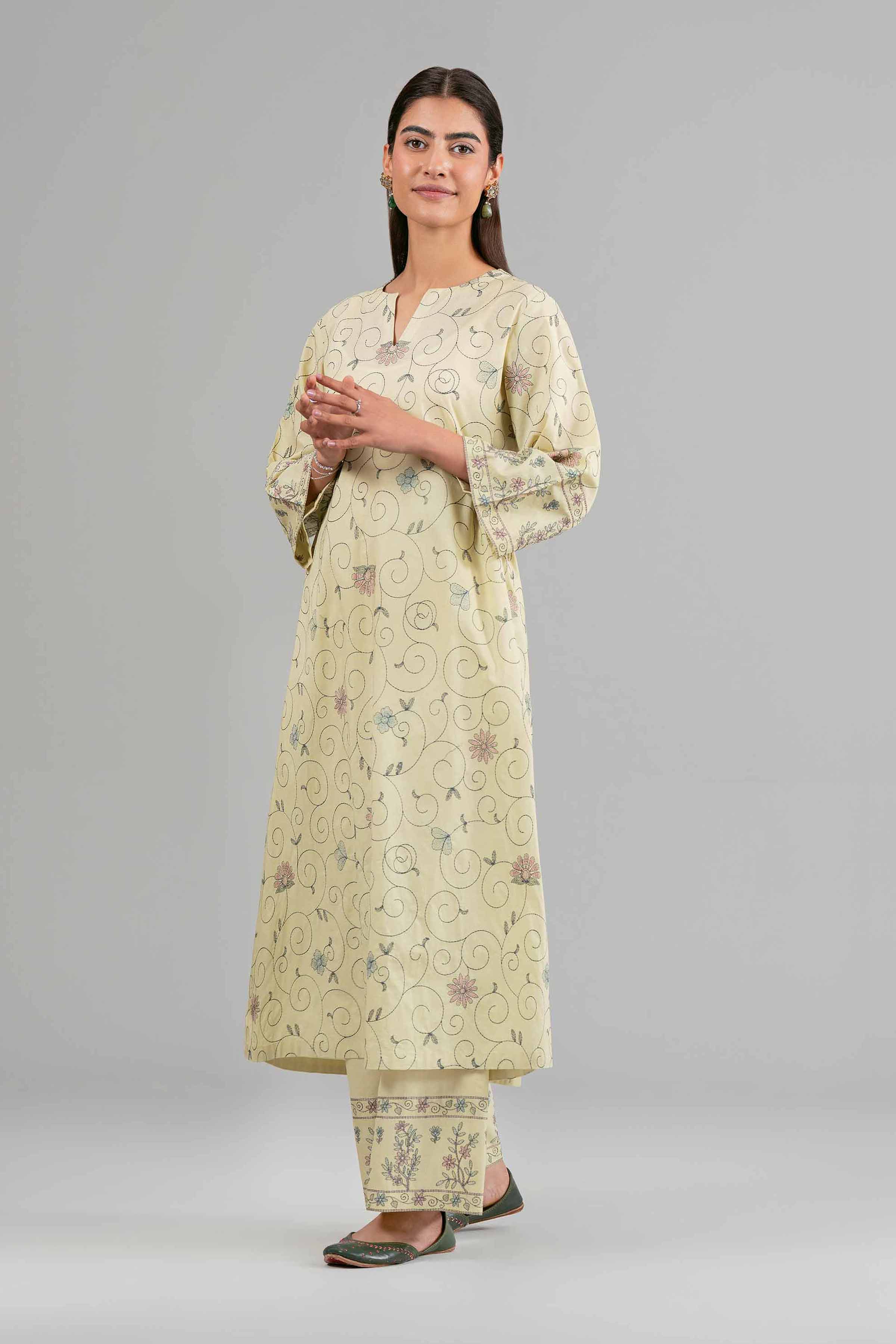 2 Piece - Printed Suit - 42619932 for Women - Unstitched Collection | Nishat | Shop Online