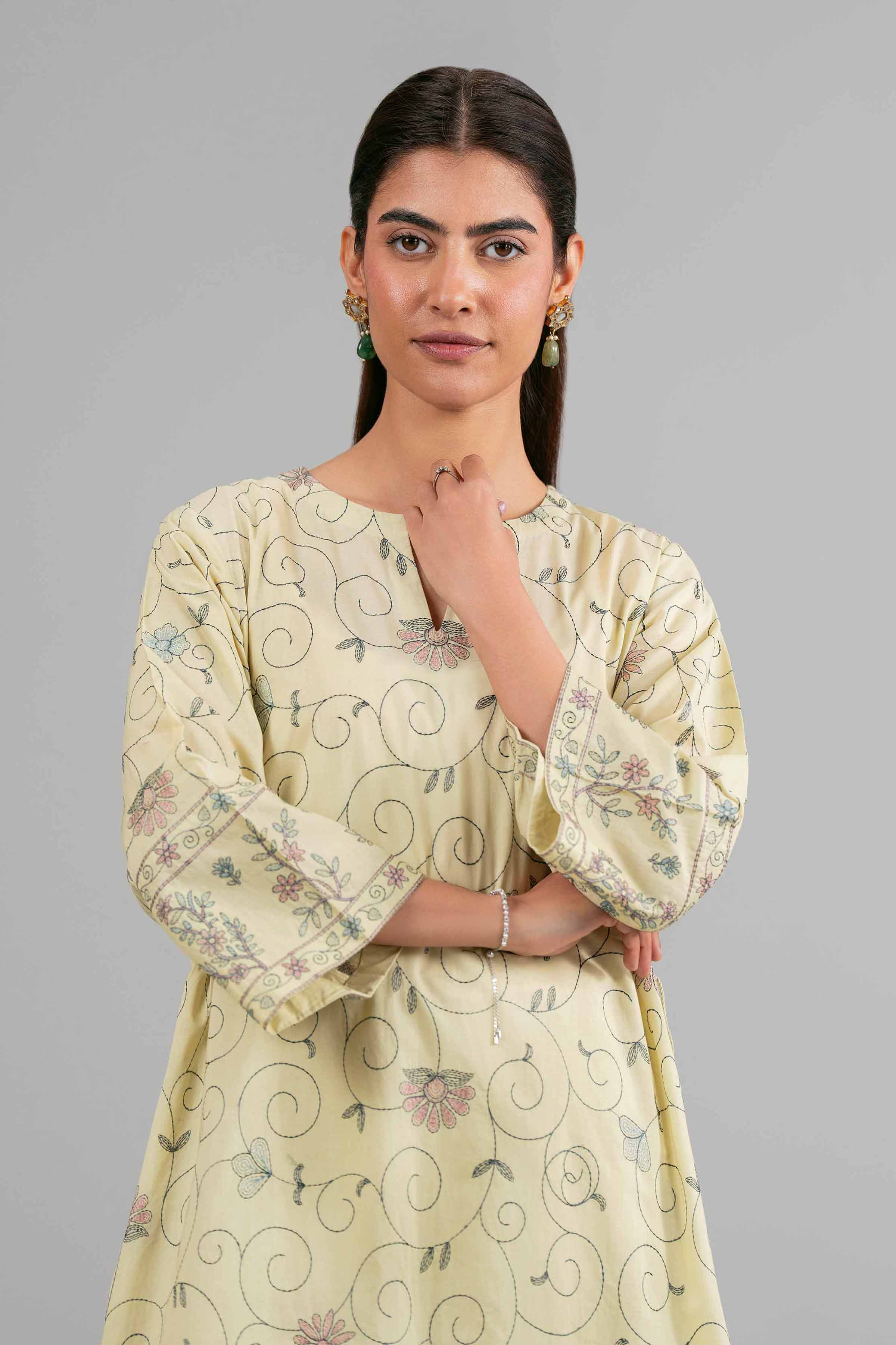 2 Piece - Printed Suit - 42619932 for Women - Unstitched Collection | Nishat | Shop Online