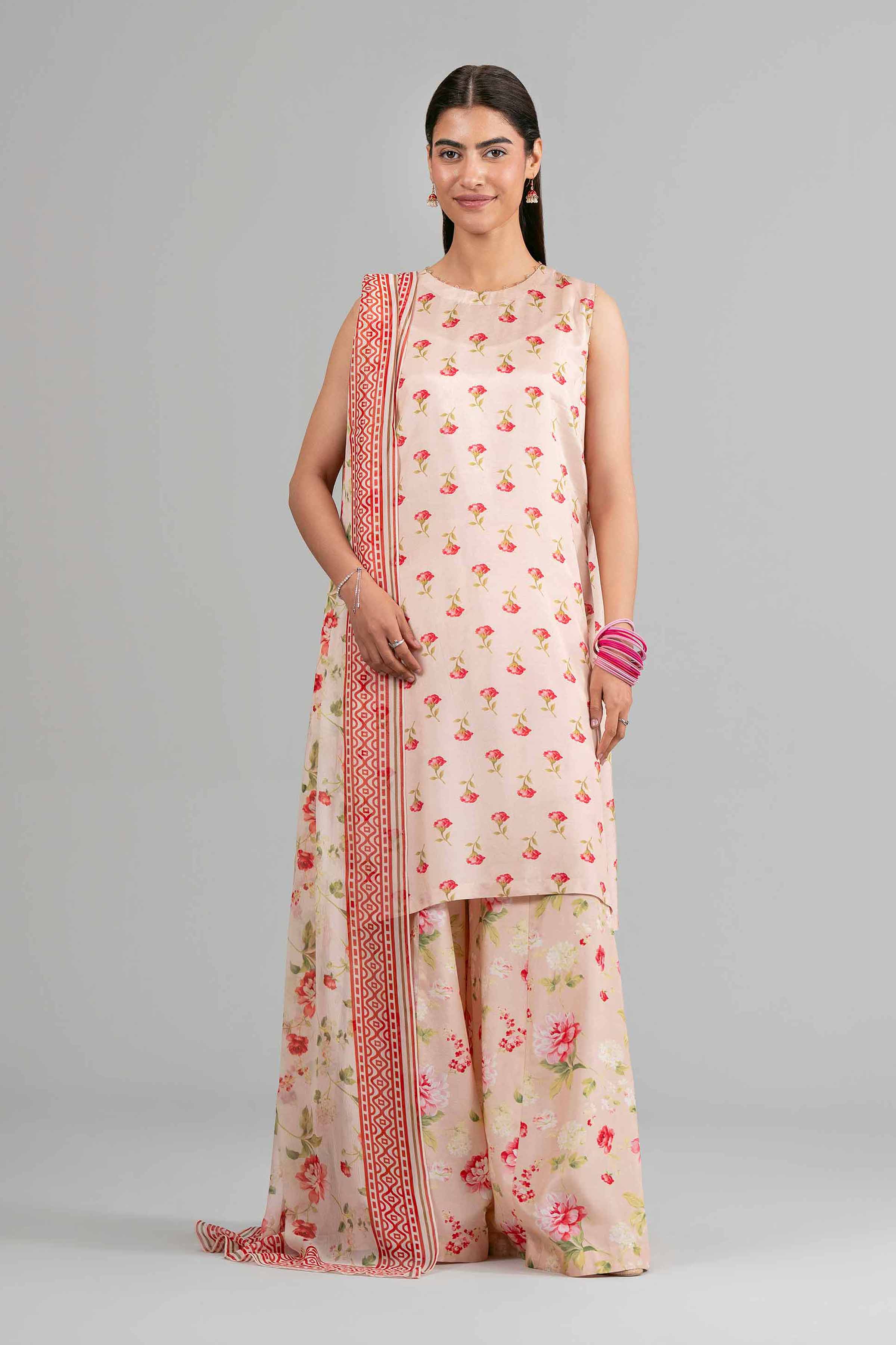 3 Piece - Printed Loose Fabric - 42619937 for Women - Freedom To Buy Collection | Nishat | Shop Online