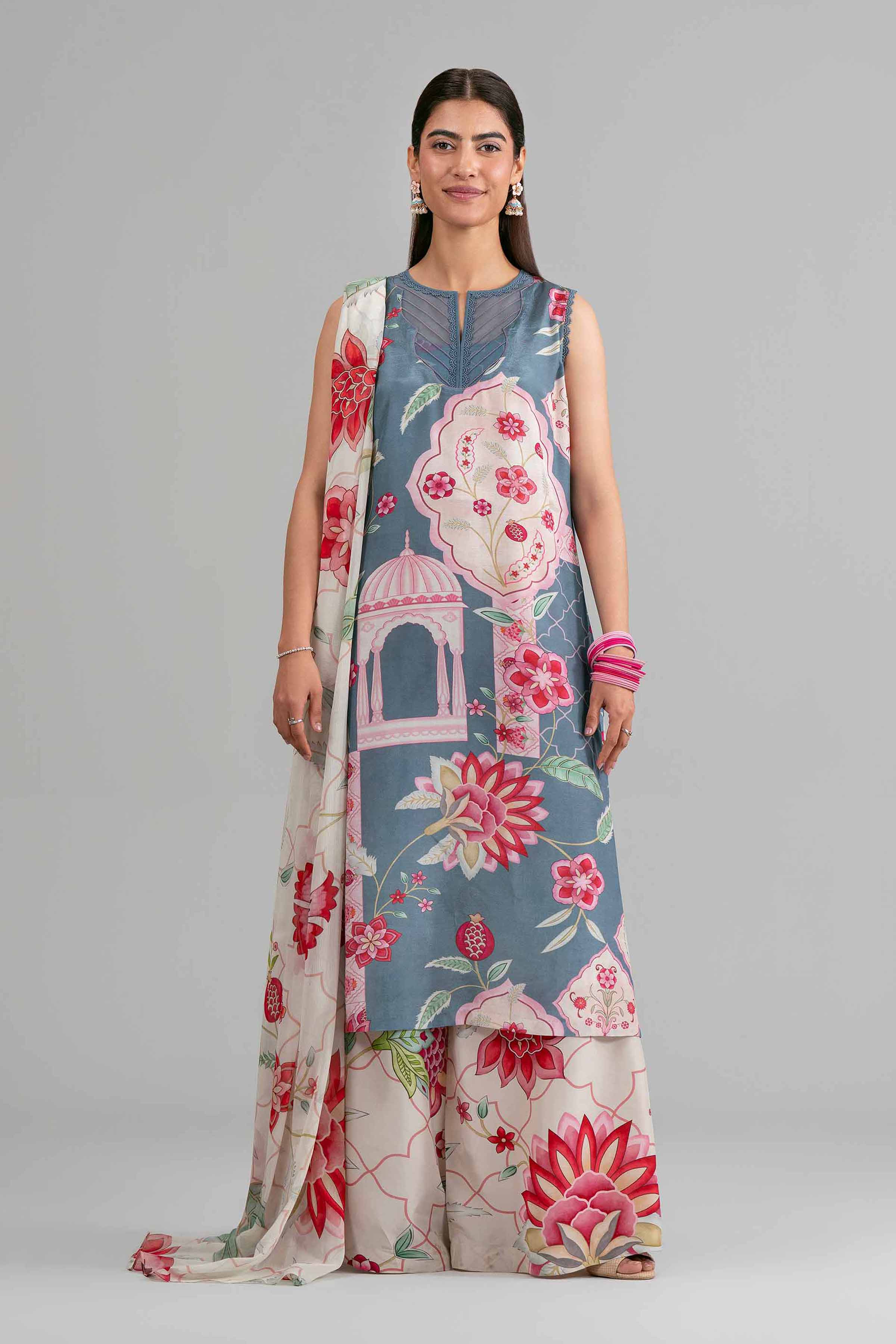 3 Piece - Printed Loose Fabric - 42619939 for Women - Freedom To Buy Collection | Nishat | Shop Online