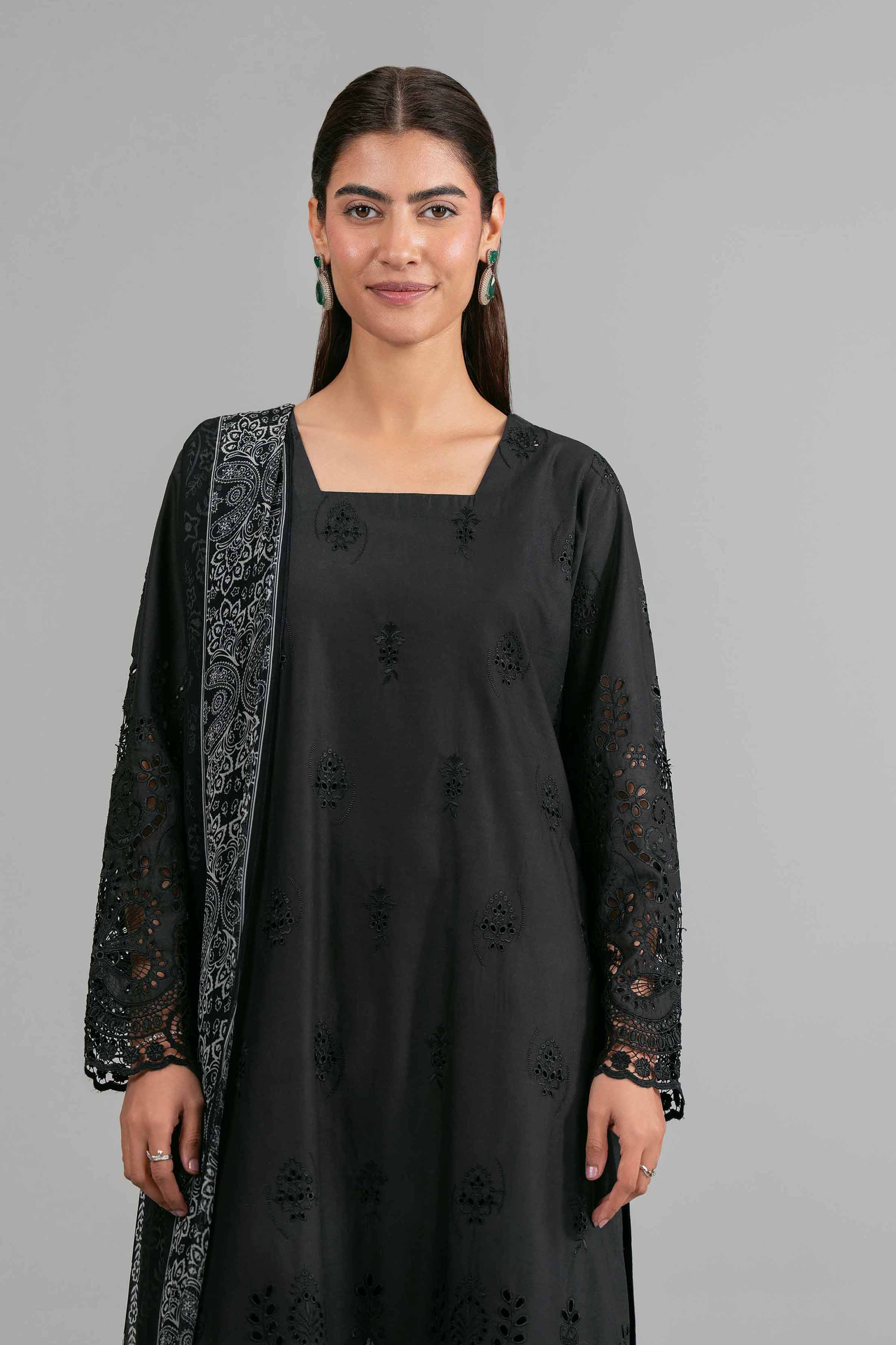 3 Piece - Printed Embroidered Suit - 42619945 for Women - Ready to Stitch Collection | Nishat | Shop Online