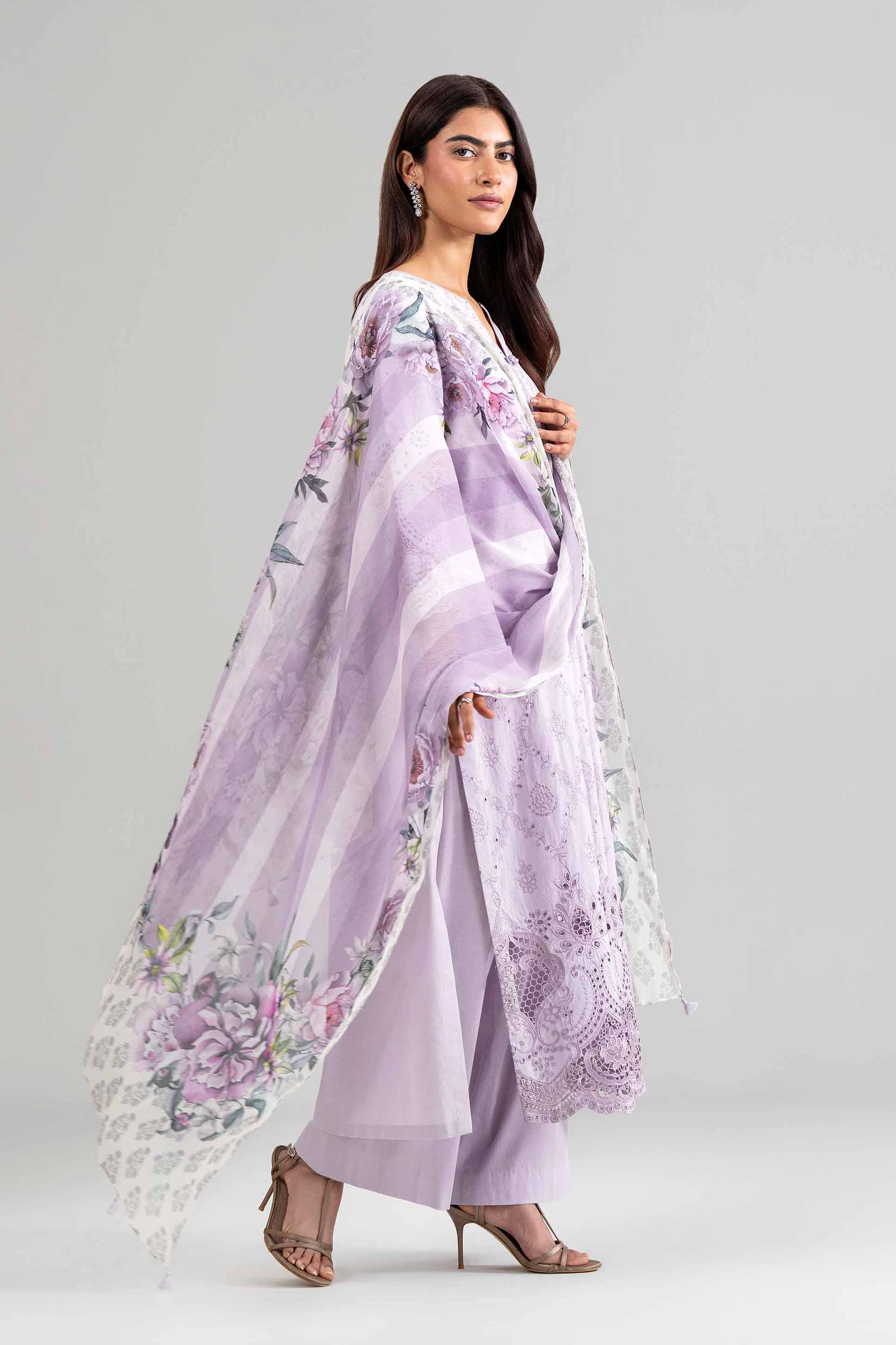 3 Piece - Printed Embroidered Suit - 42619948 for Women - Ready to Stitch Collection | Nishat | Shop Online