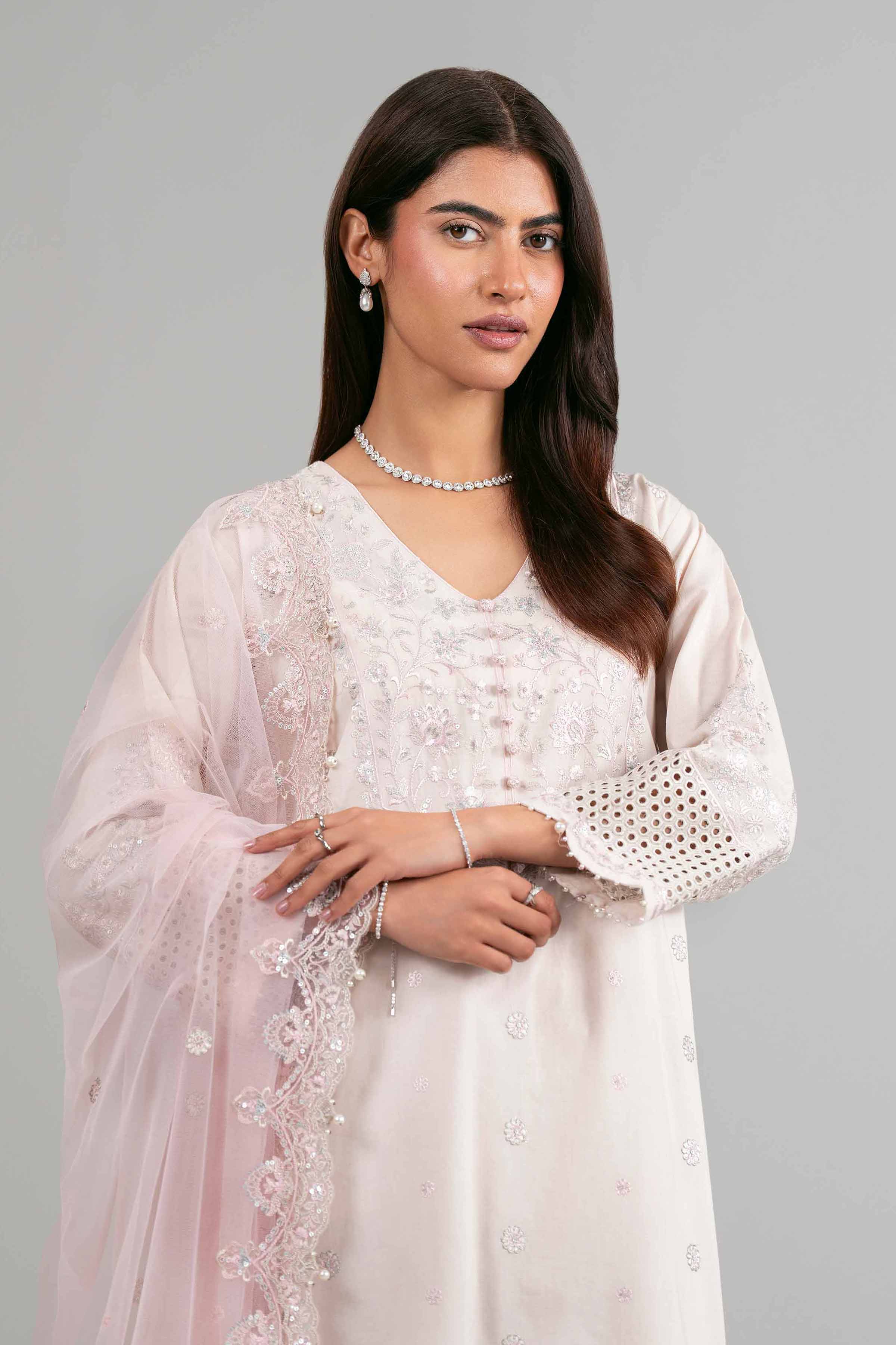3 Piece - Embroidered Suit - 42619951 for Women - Ready to Stitch Collection | Nishat | Shop Online
