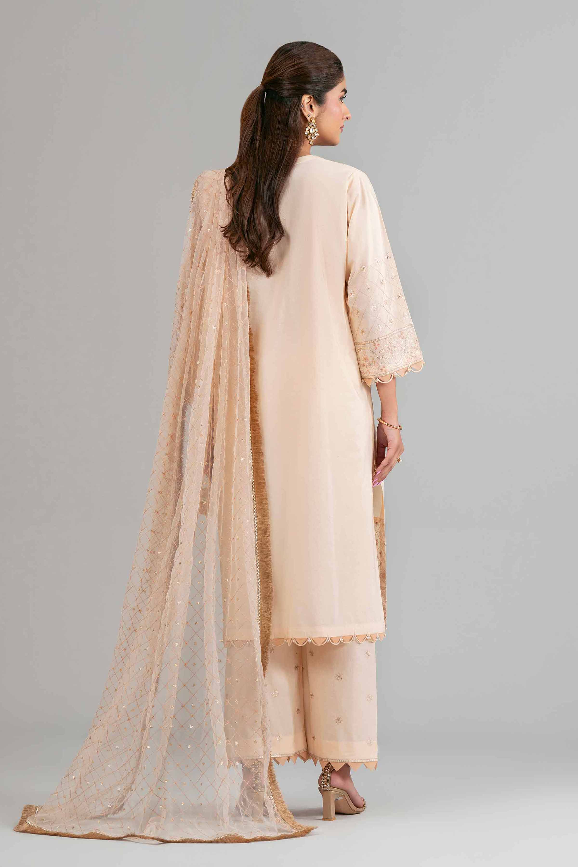 3 Piece - Embroidered Suit - 42619953 for Women - Ready to Stitch Collection | Nishat | Shop Online