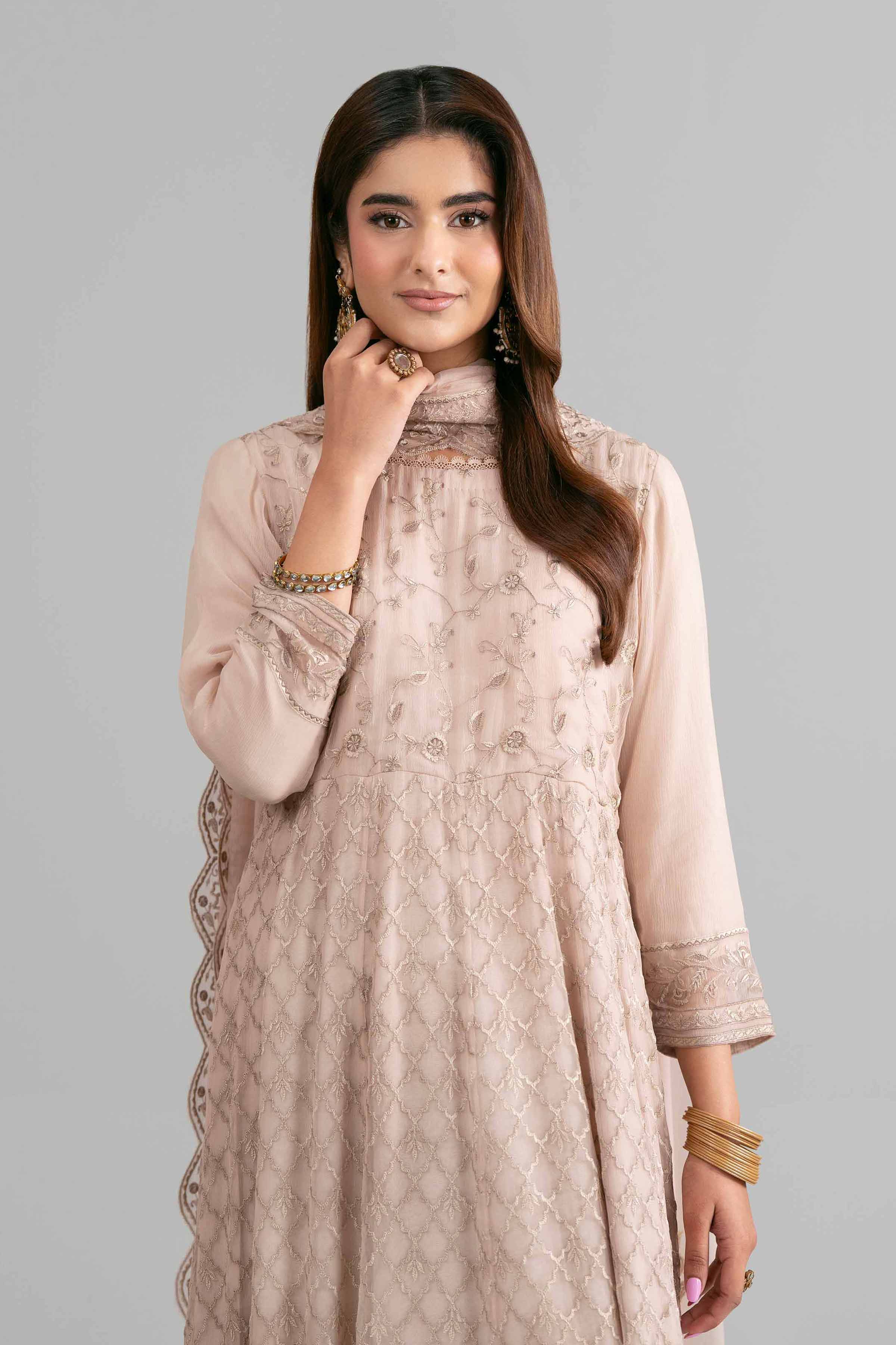 2 Piece - Embroidered Suit - 42619955 for Women - Ready to Stitch Collection | Nishat | Shop Online