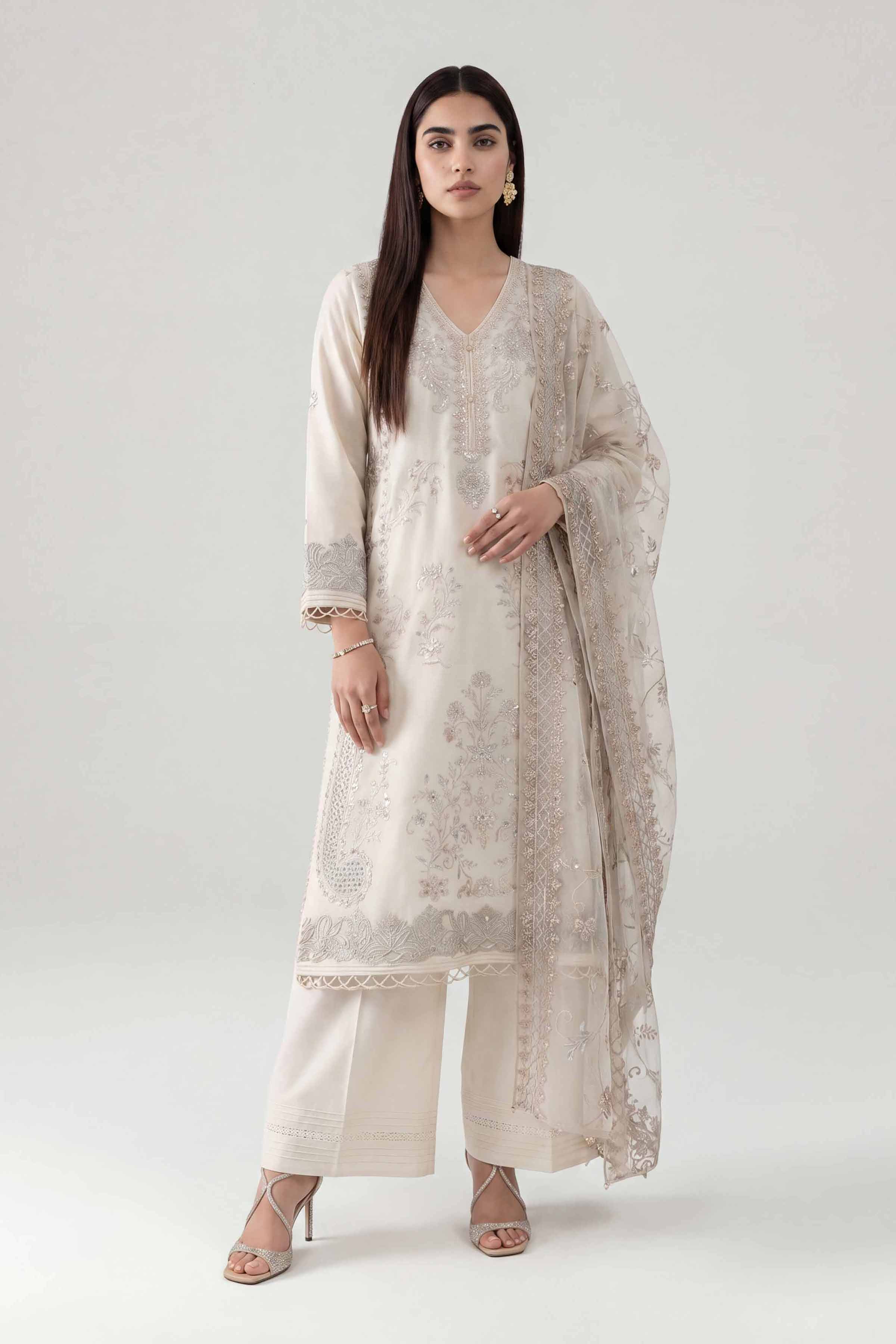 3 Piece - Embroidered Suit - 42619971