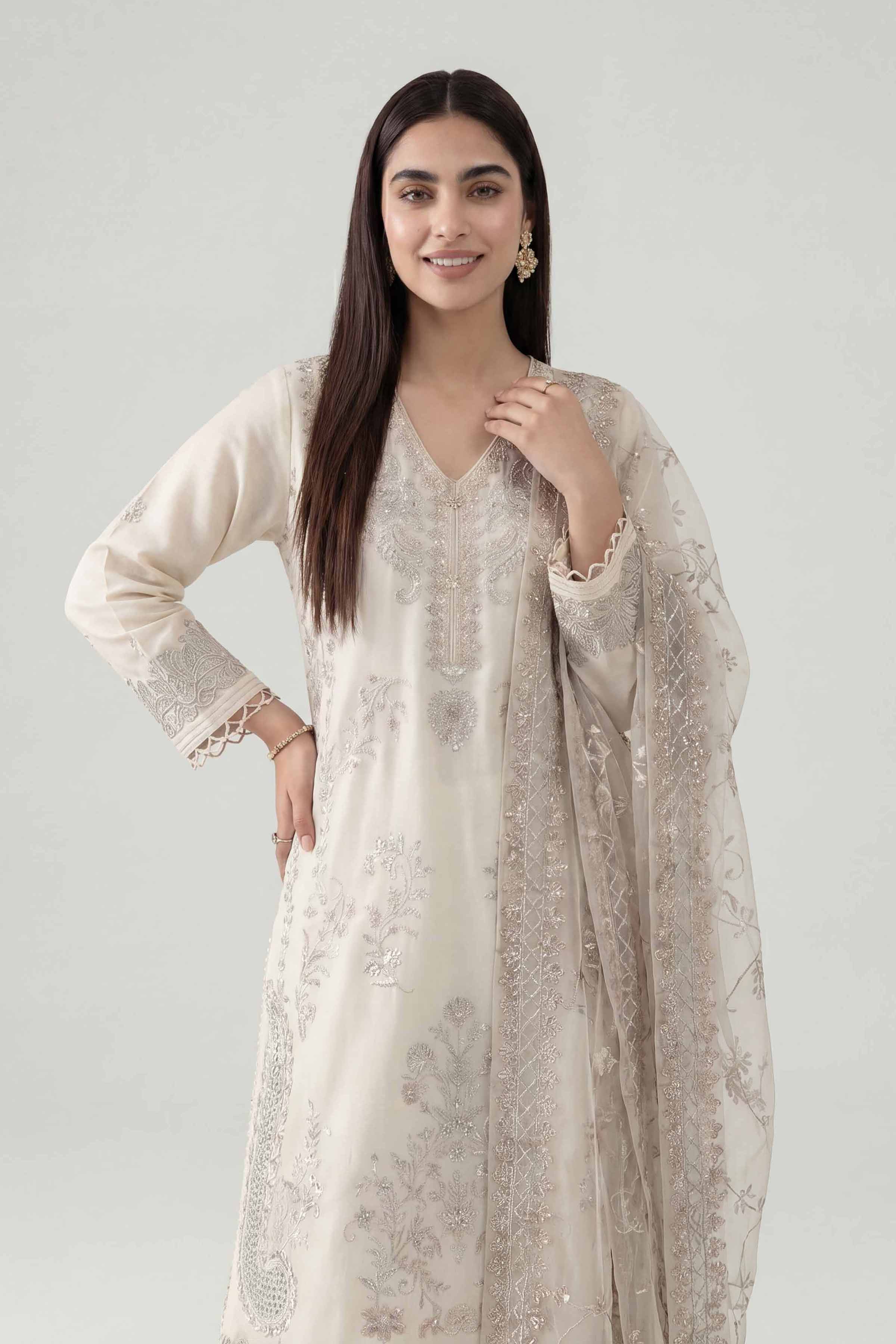 3 Piece - Embroidered Suit - 42619971