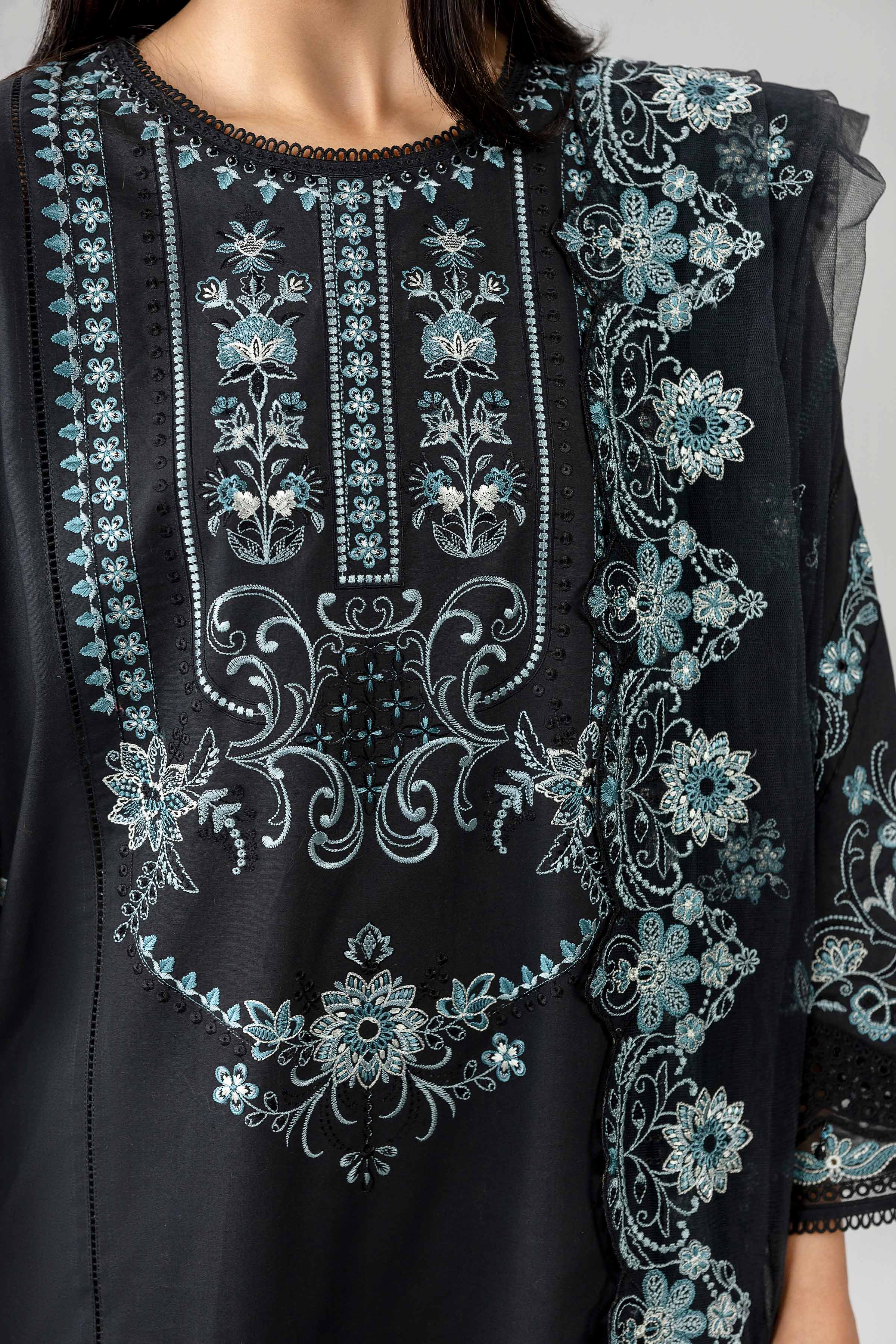 3 Piece - Embroidered Suit - 42619972